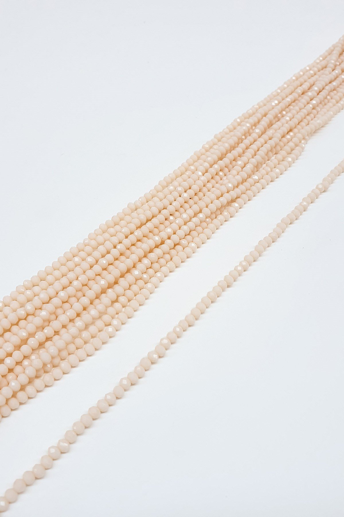 Mat Krem Kristal Boncuk 4 Mm