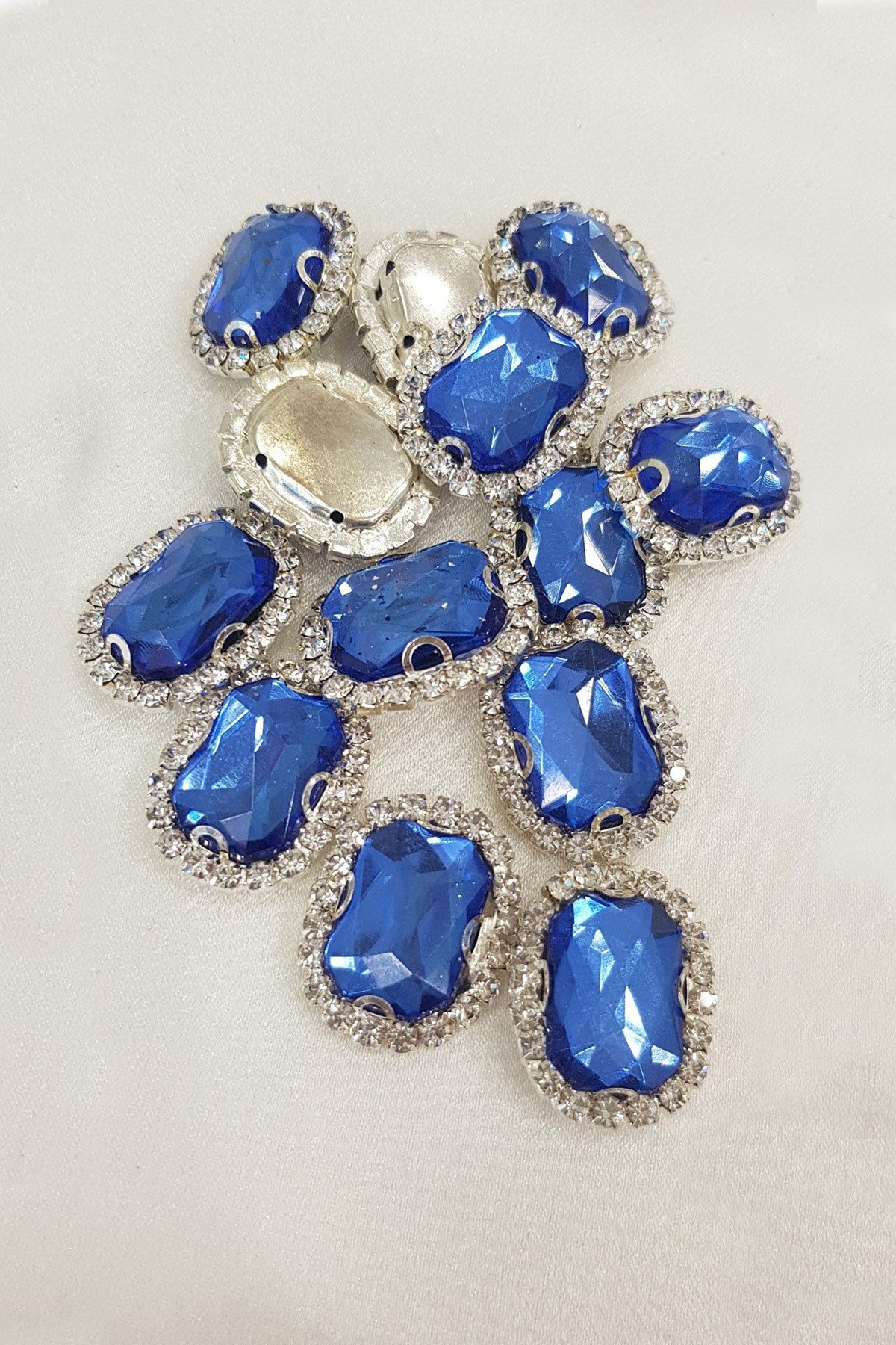 Mavi Dikdörtgen Kasalı Dikme Taş 1 adet