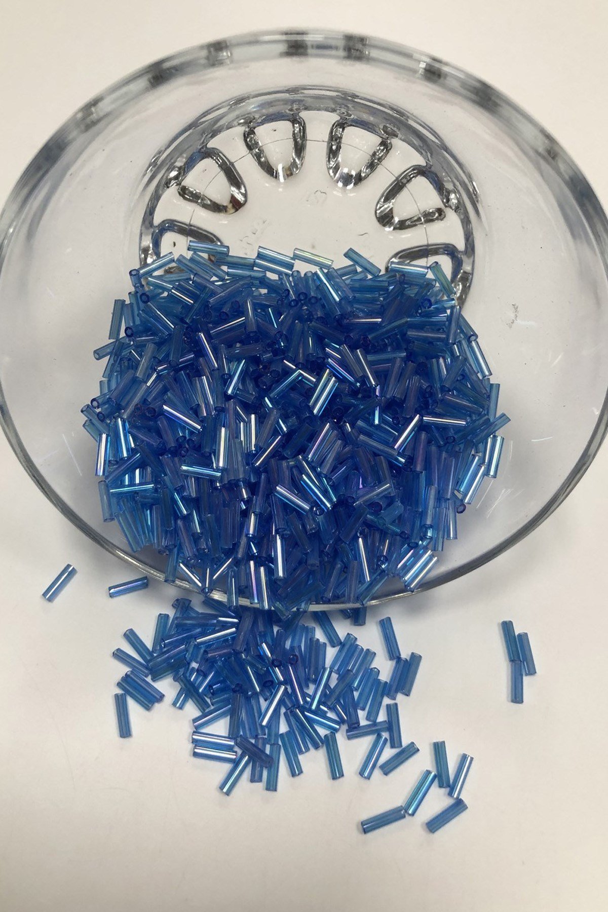 Mavi Koyu Boru Boncuk 5 mm