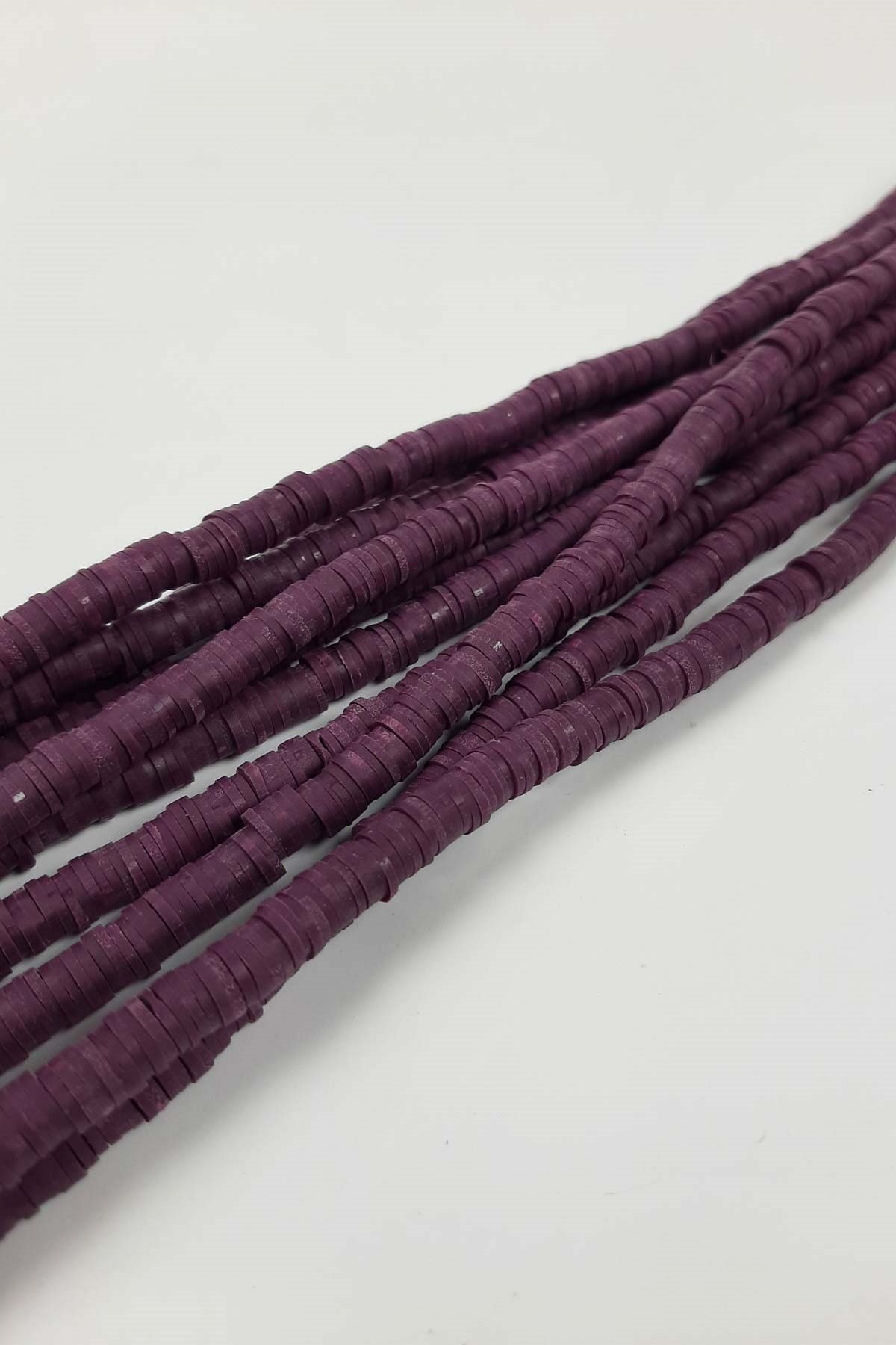 Mürdüm Hamur Boncuk Fimo