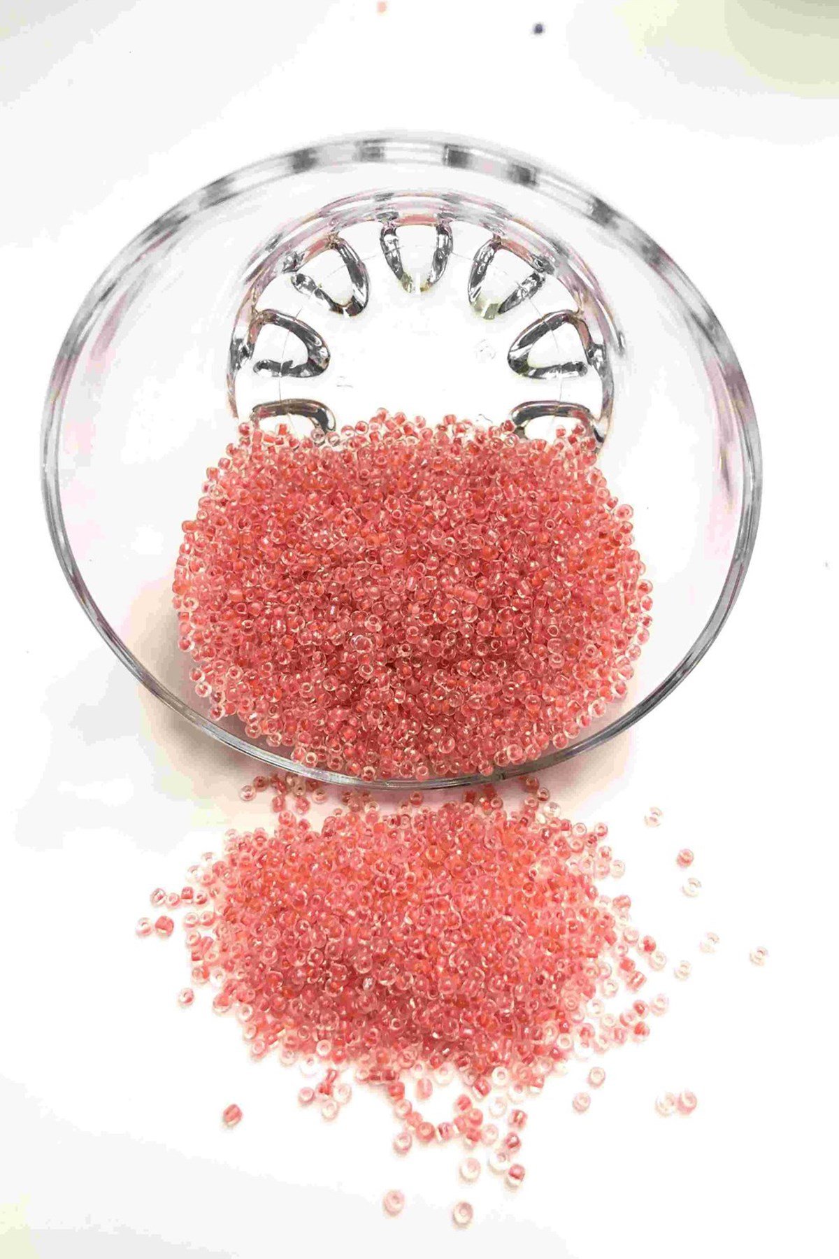 Nar Çiçeği Rengi Kum Boncuk 2 mm 50 gr