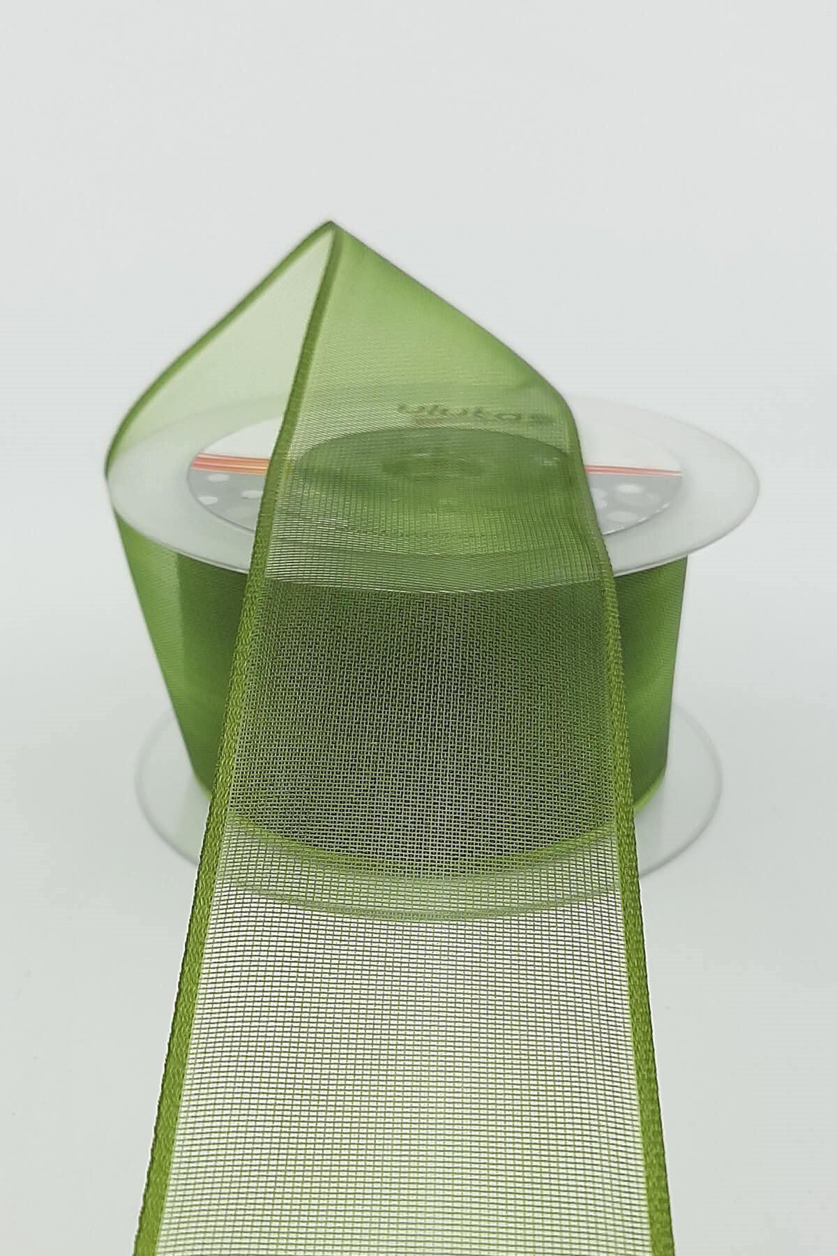 Ördek Yeşili Düz Şifon Kurdele 20 mt