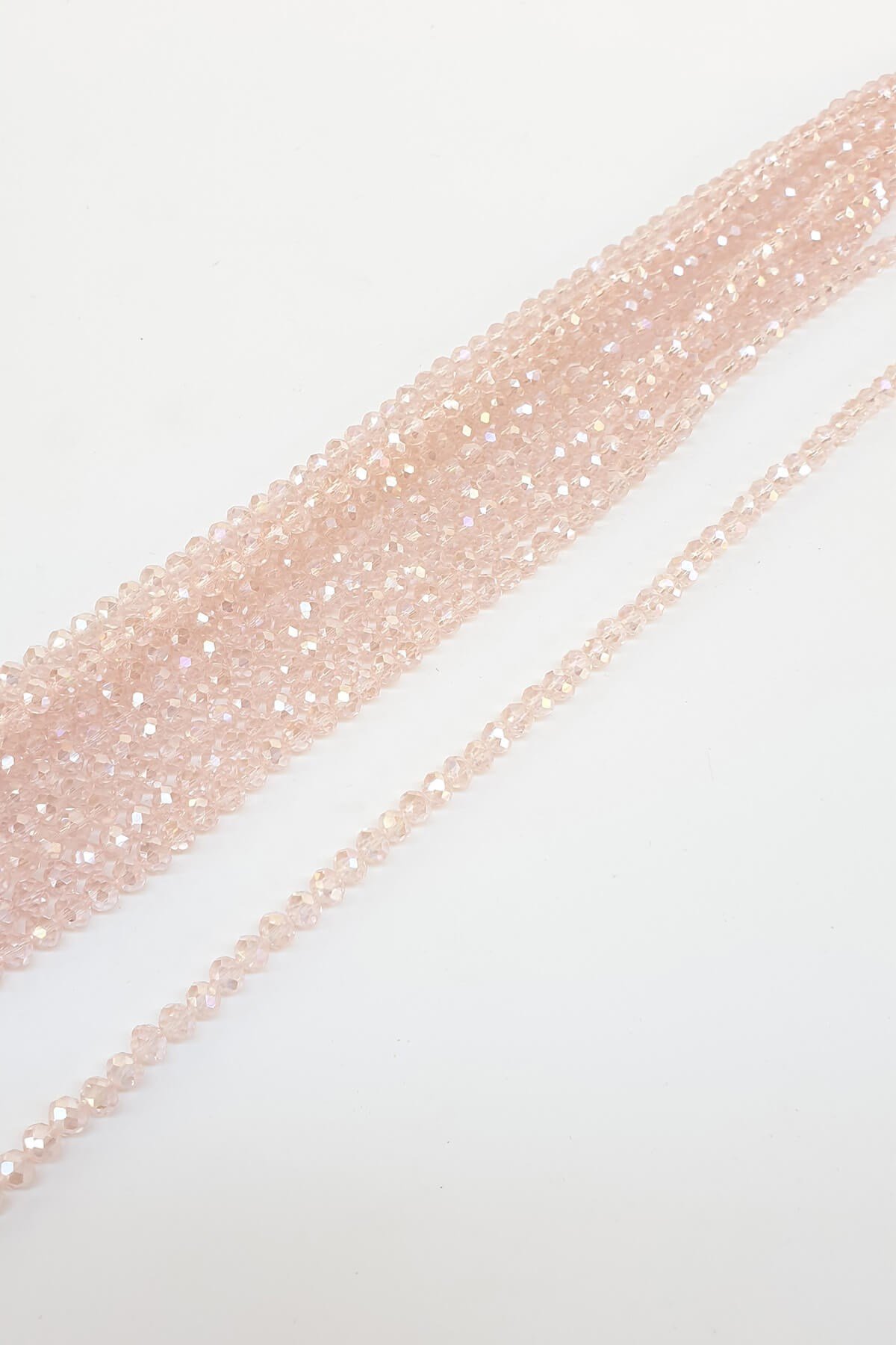 Parlak Pudra Kristal Boncuk 6 Mm