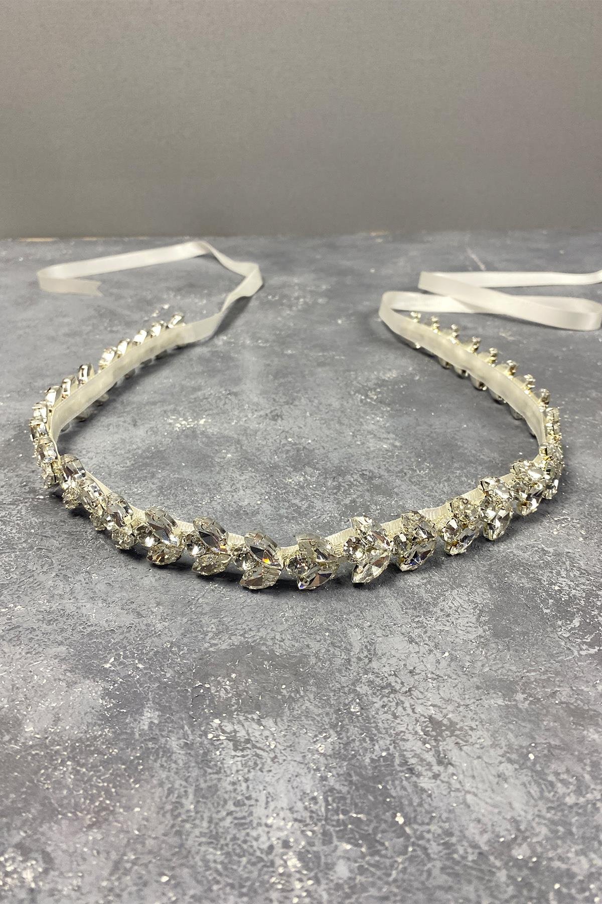 Parlak Sık Mekik Beyoğlu Taşlı Abiye Elbise Kemeri Bel Aksesuarı