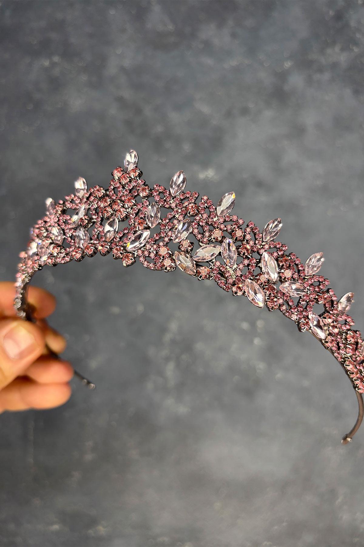 Pembe Ada Gelin Kına Tacı 