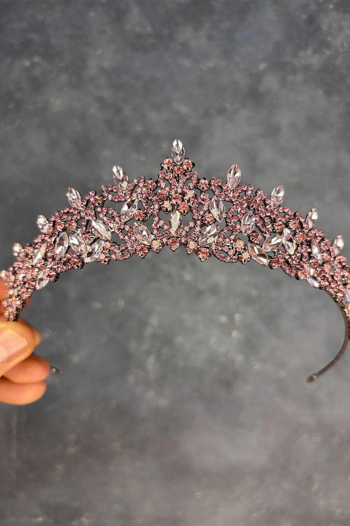 Pembe Ada Gelin Kına Tacı 