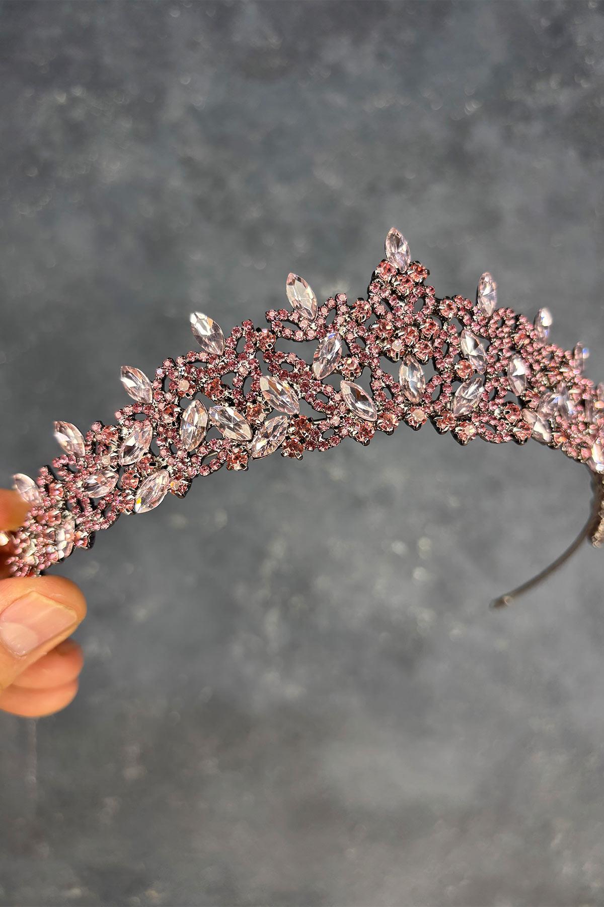 Pembe Ada Gelin Kına Tacı 