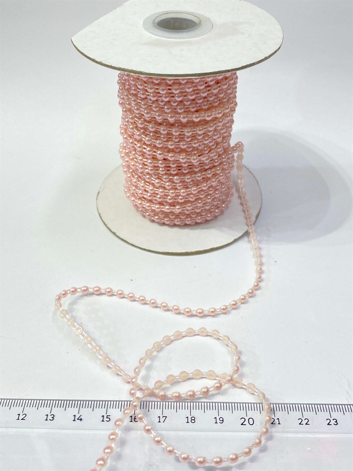 Plastik Şerit Yarım İnci 4 mm 10 mt