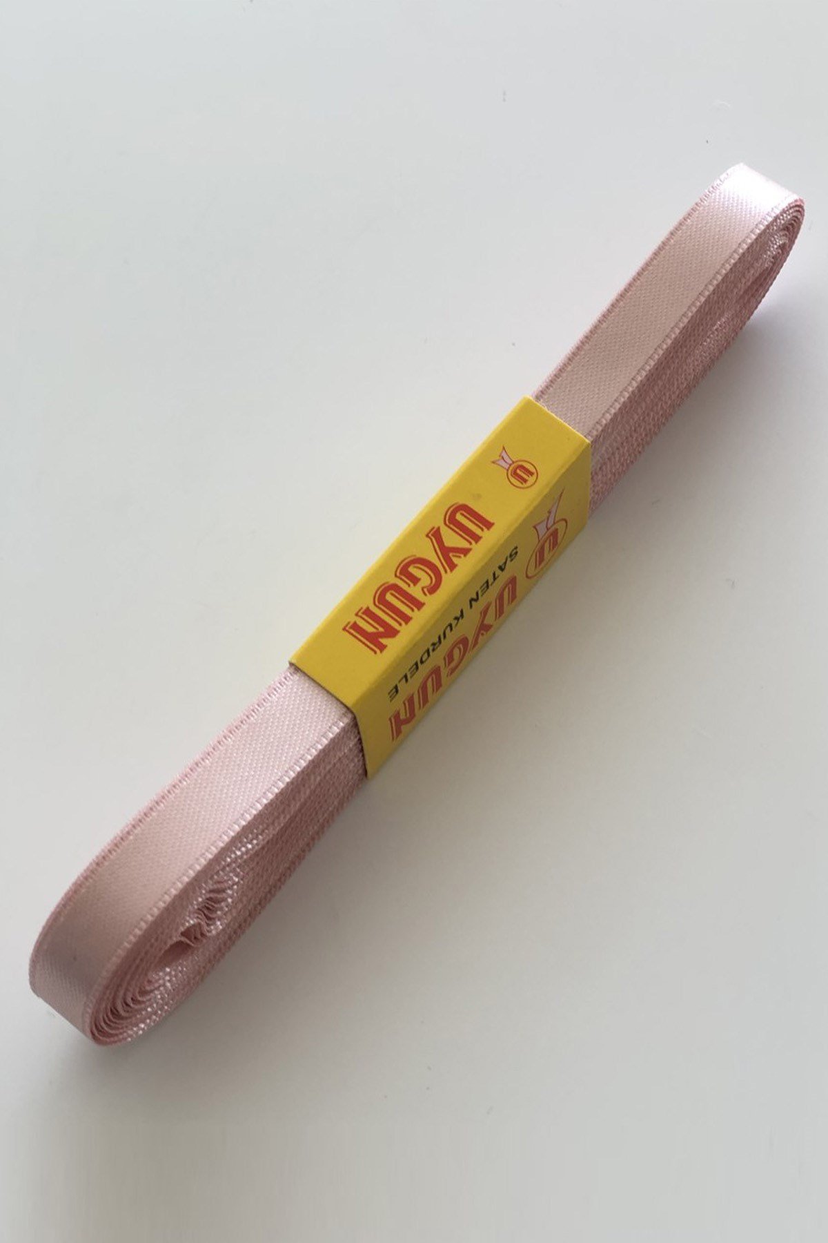 Pudra Renk Saten Kurdele 1 cm