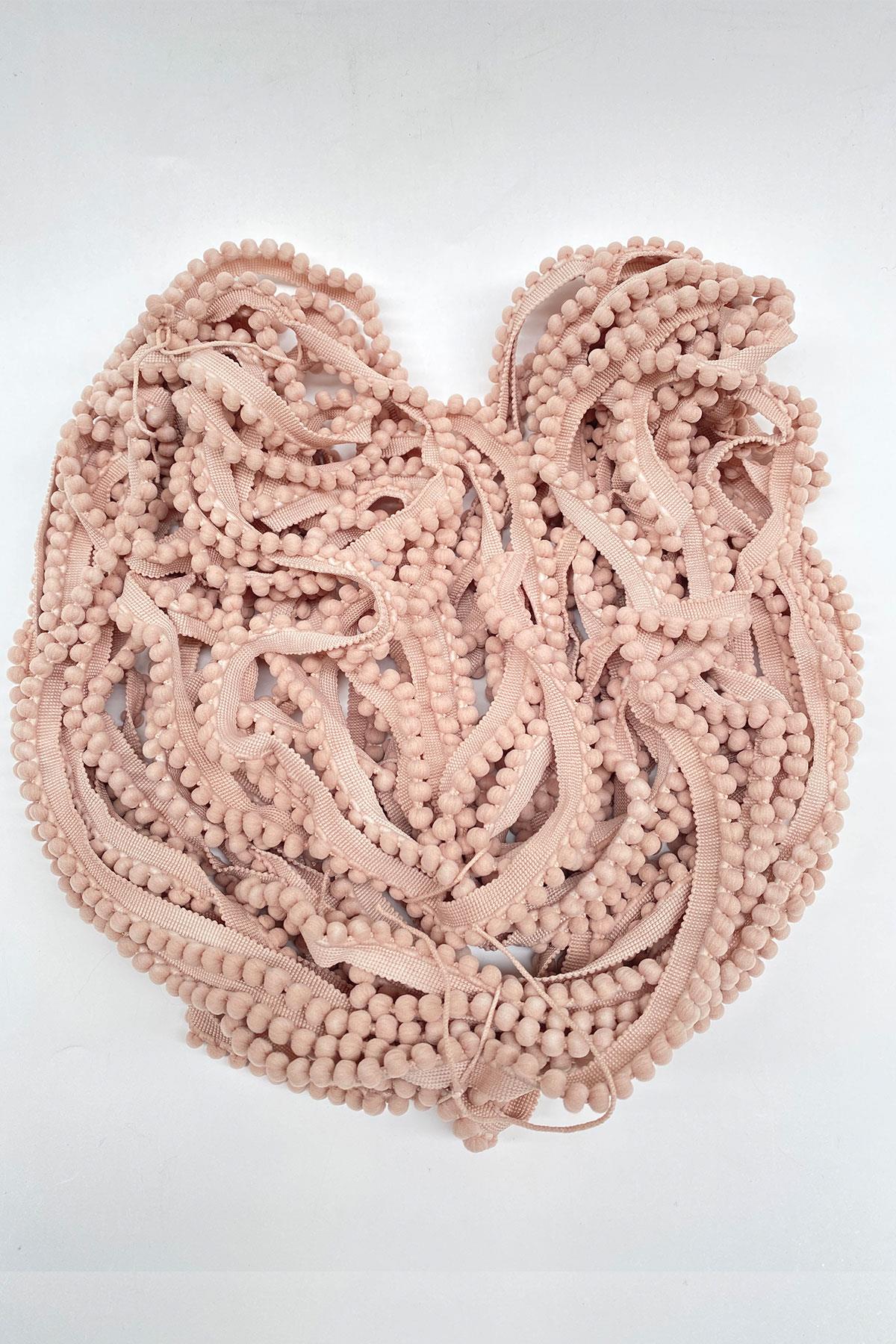 Pudra Sık Küçük İnce Ponpon Şerit 