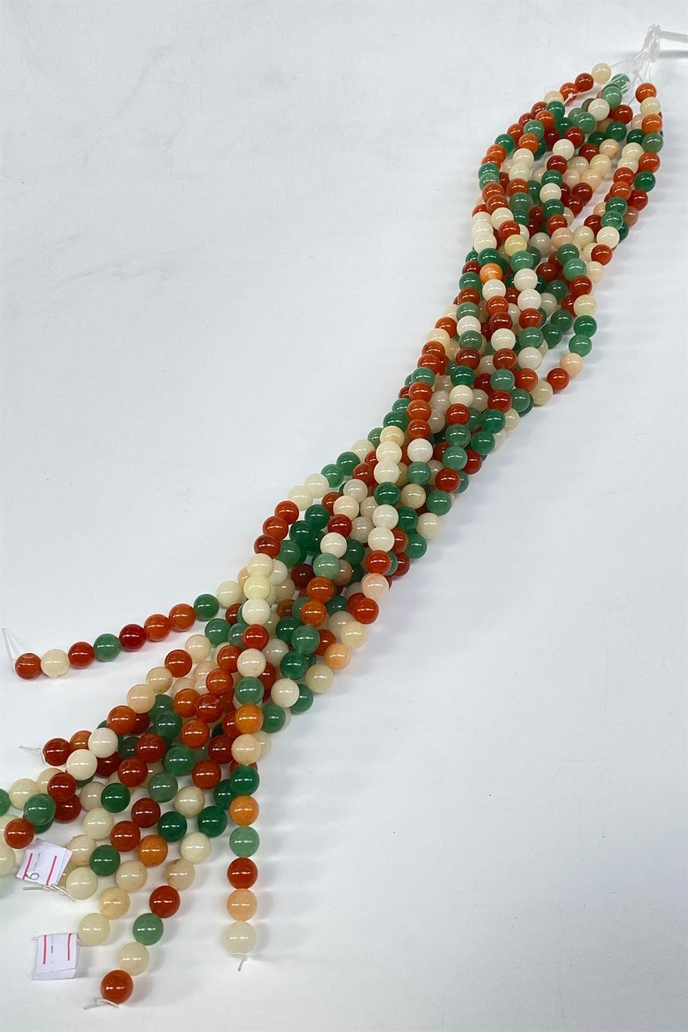 Renkli Ceyt Doğal Taş Dizi 8 mm