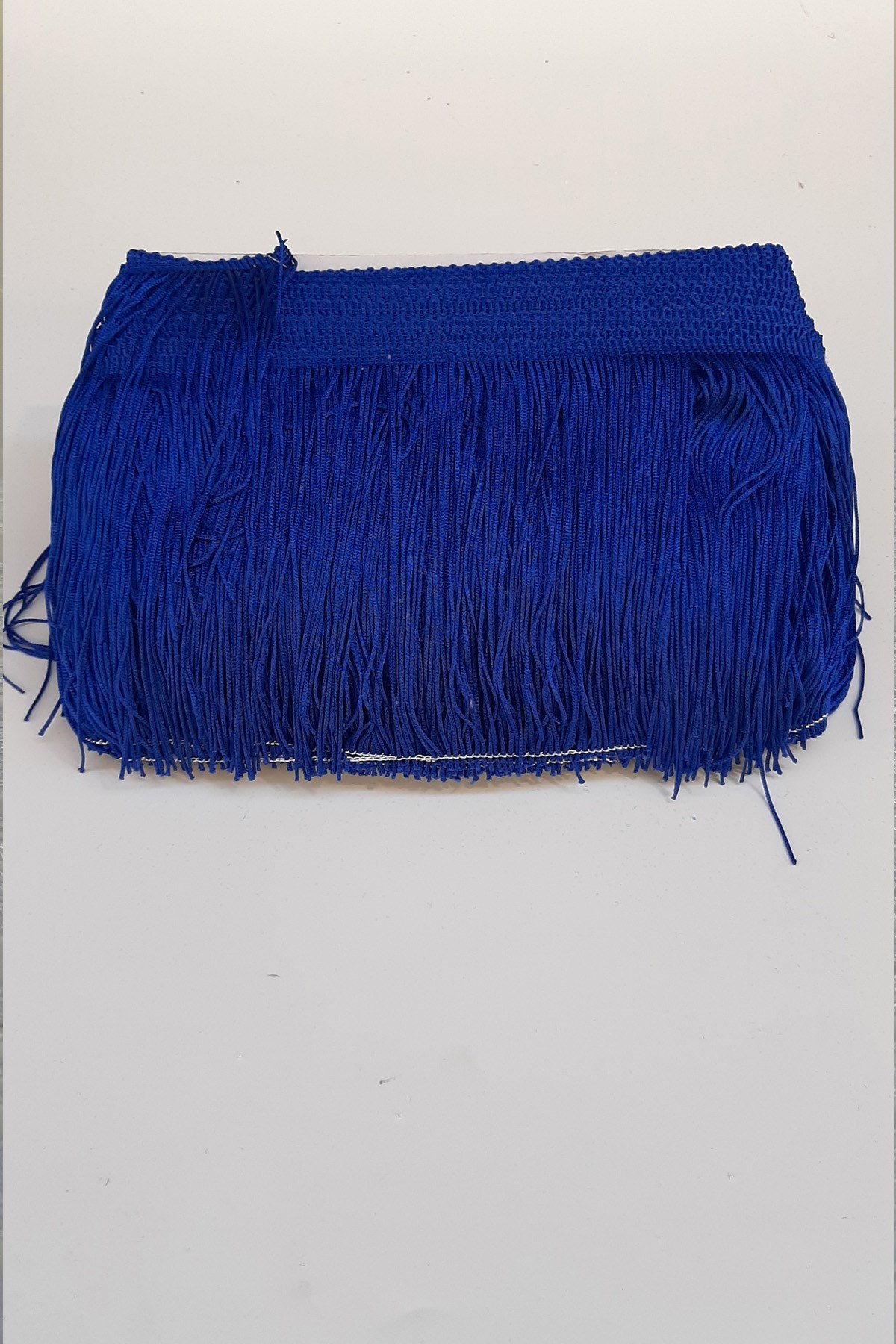 Saks Mavi 15 Cm Saçak Şerit Püskül