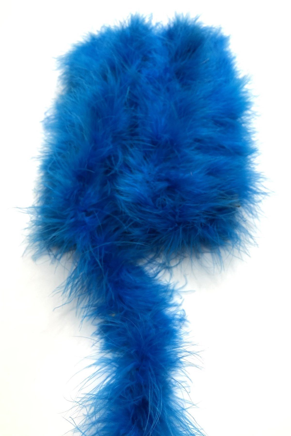 Saks Mavi Tilki Tüyü Kalın 1 mt