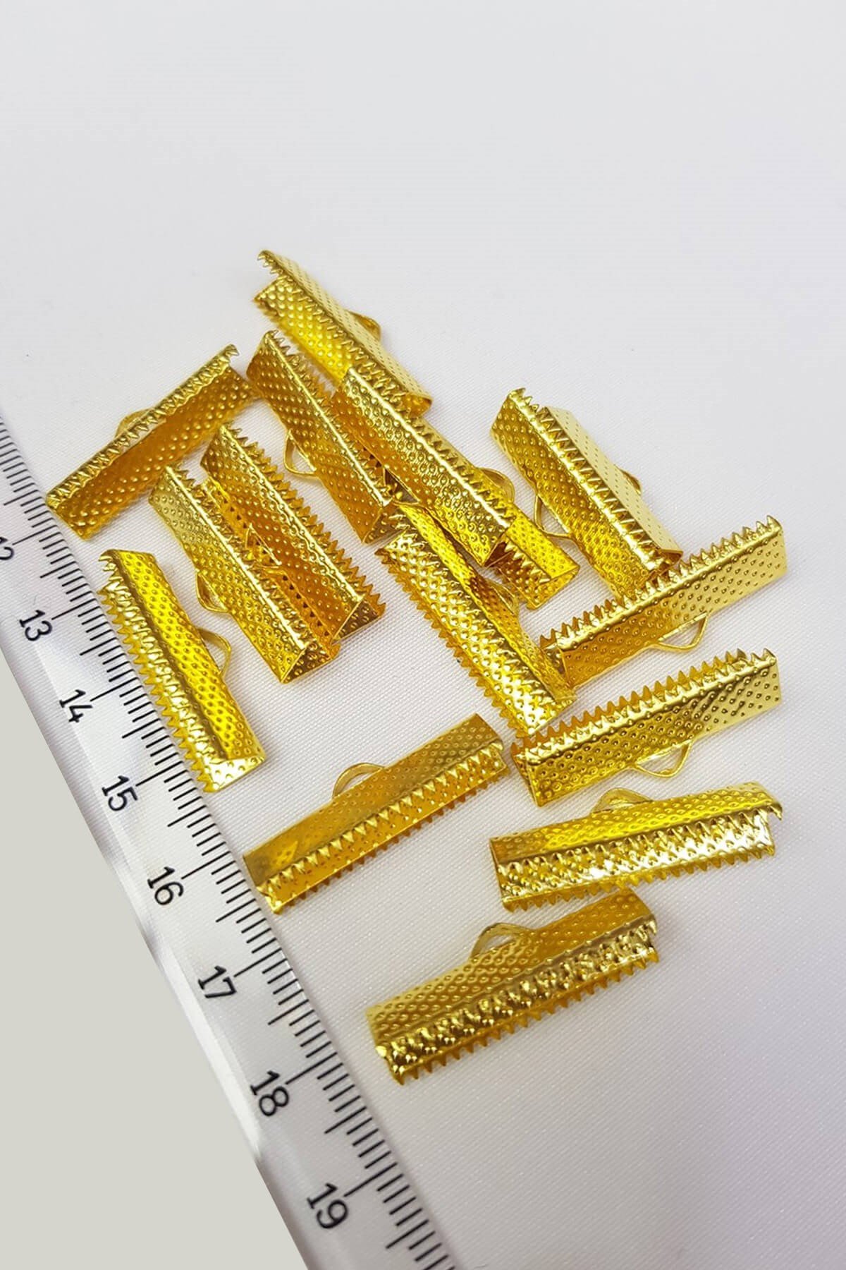 Sarı Bileklik ve Kolye Kapama Klipsi  2,5 cm