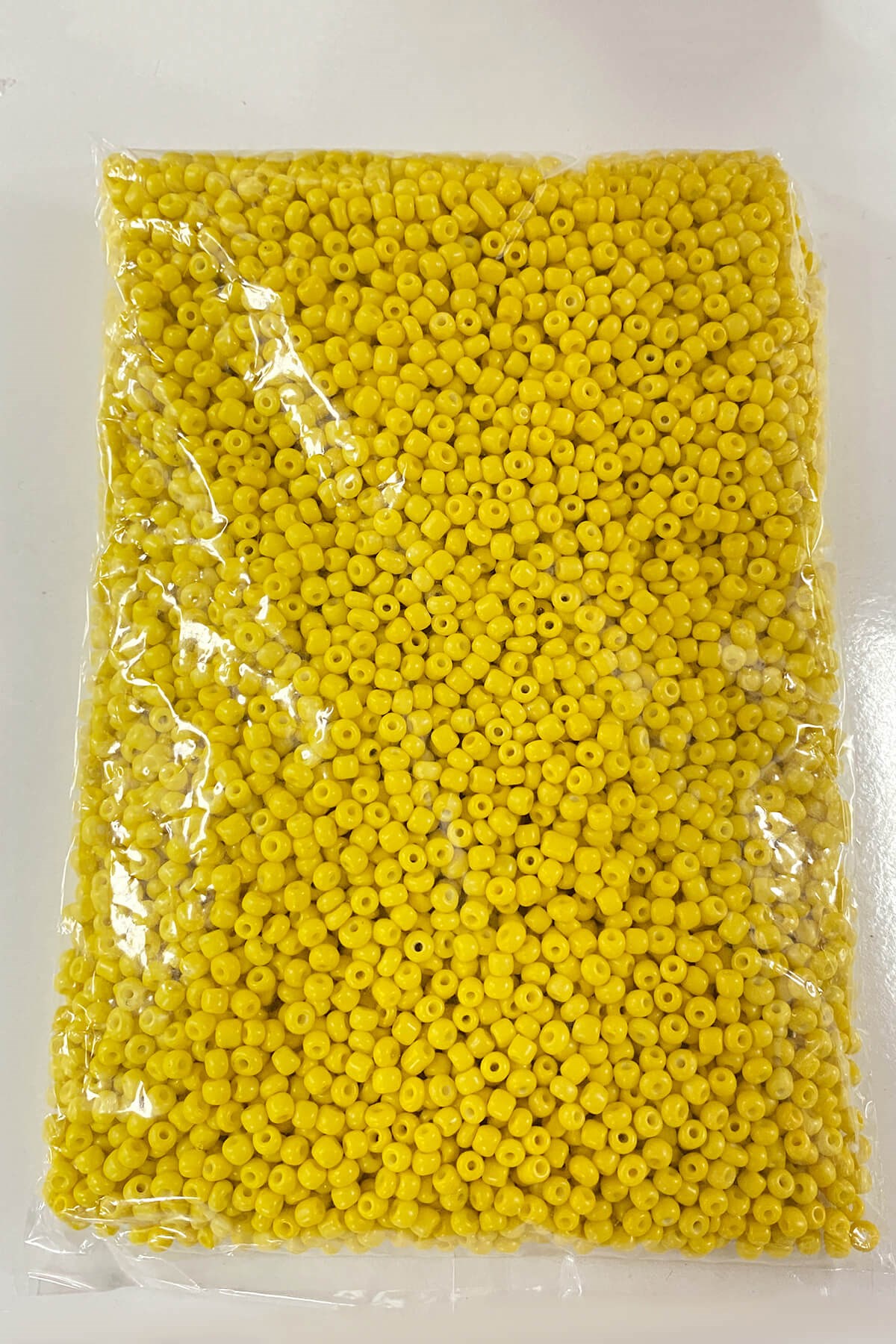 Sarı Kum Boncuk 4 mm 500 gr