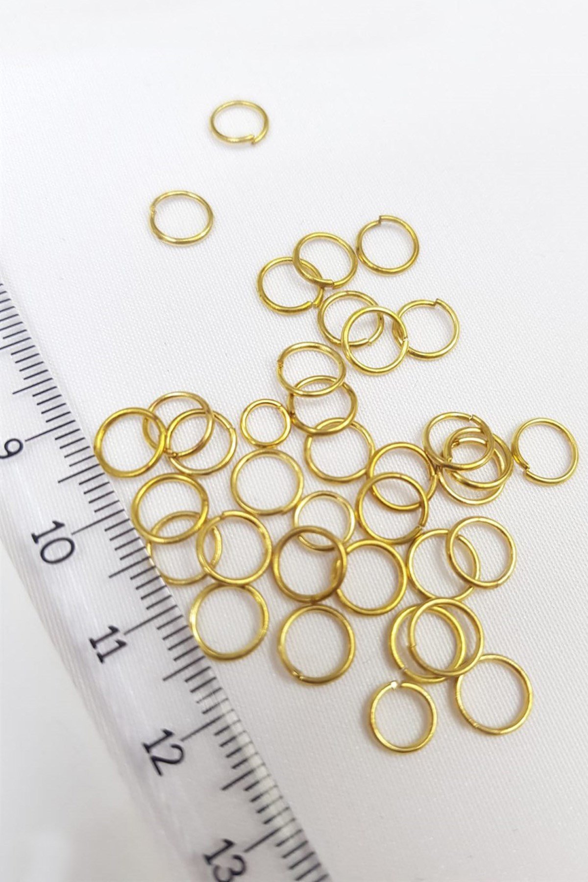 Sarı Tesbih ve Takı Halkası 5 mm