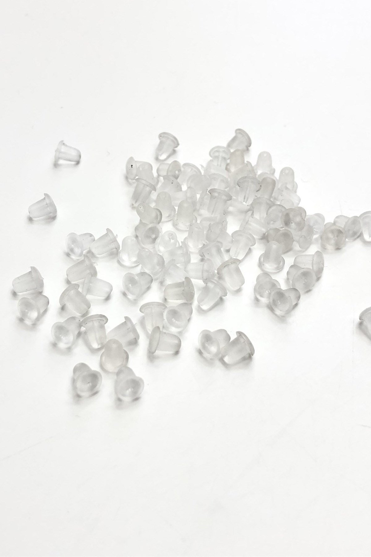 Şeffaf Küpe Arkası Orta Boy 20 adet