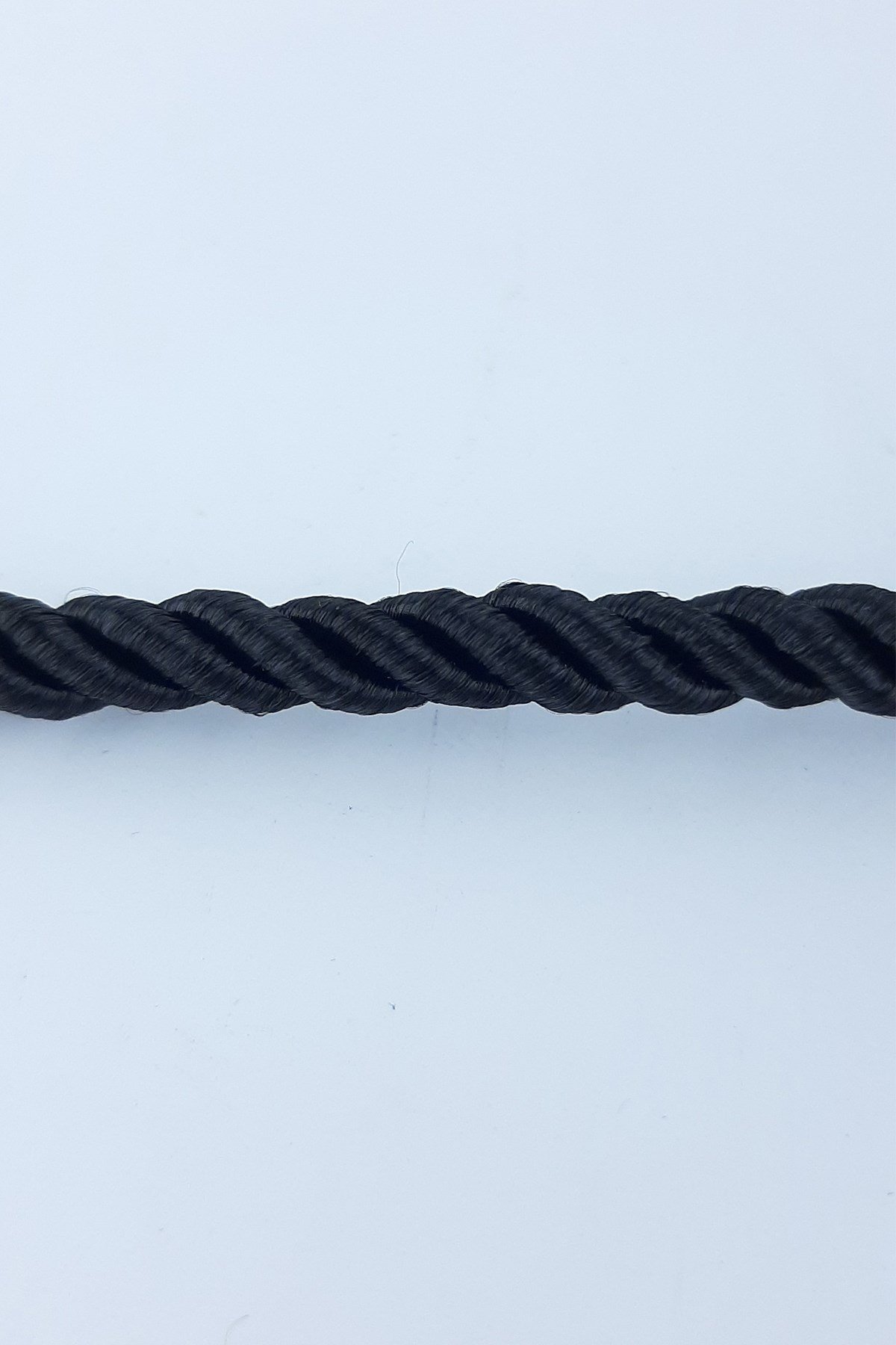 Siyah Kordon İp 6 mm 25 mt