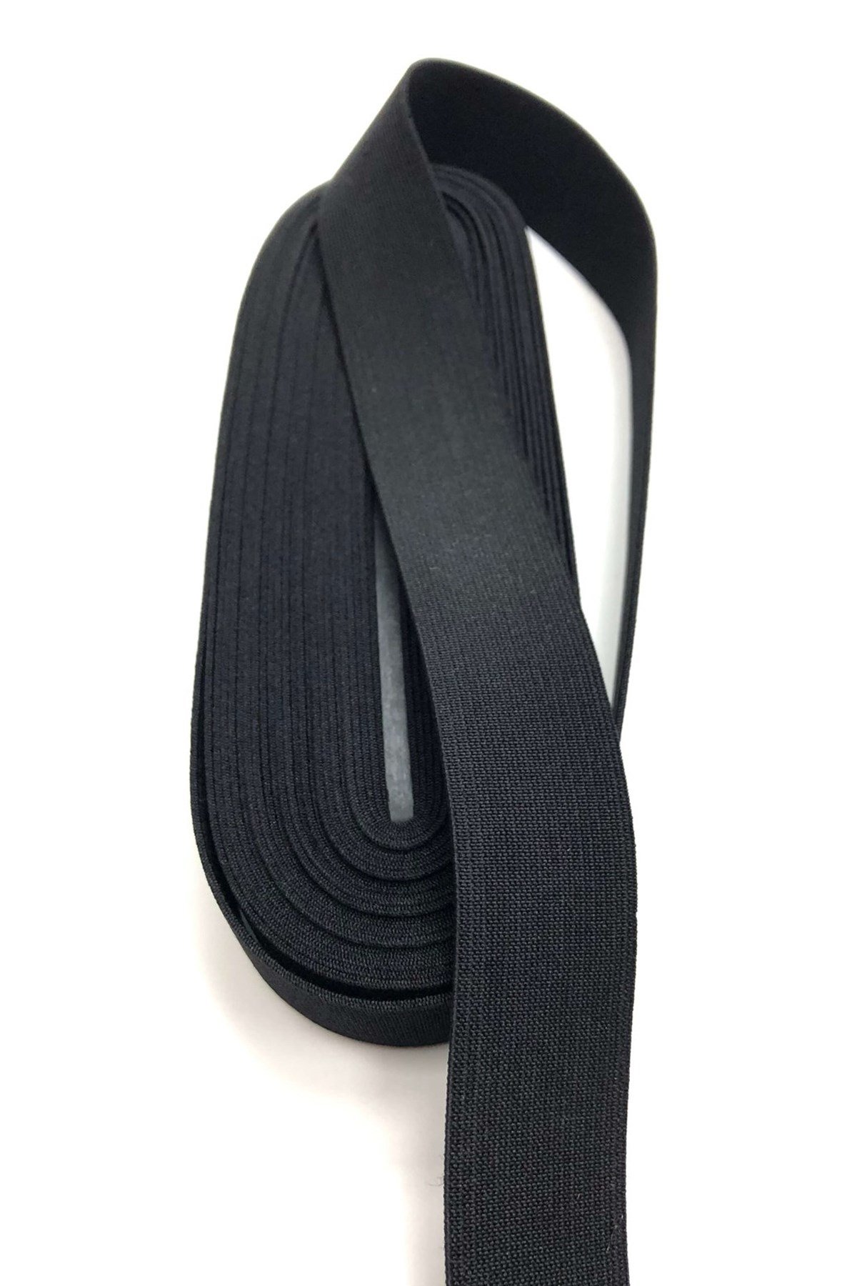 Siyah Lastik 3 cm (1 mt )