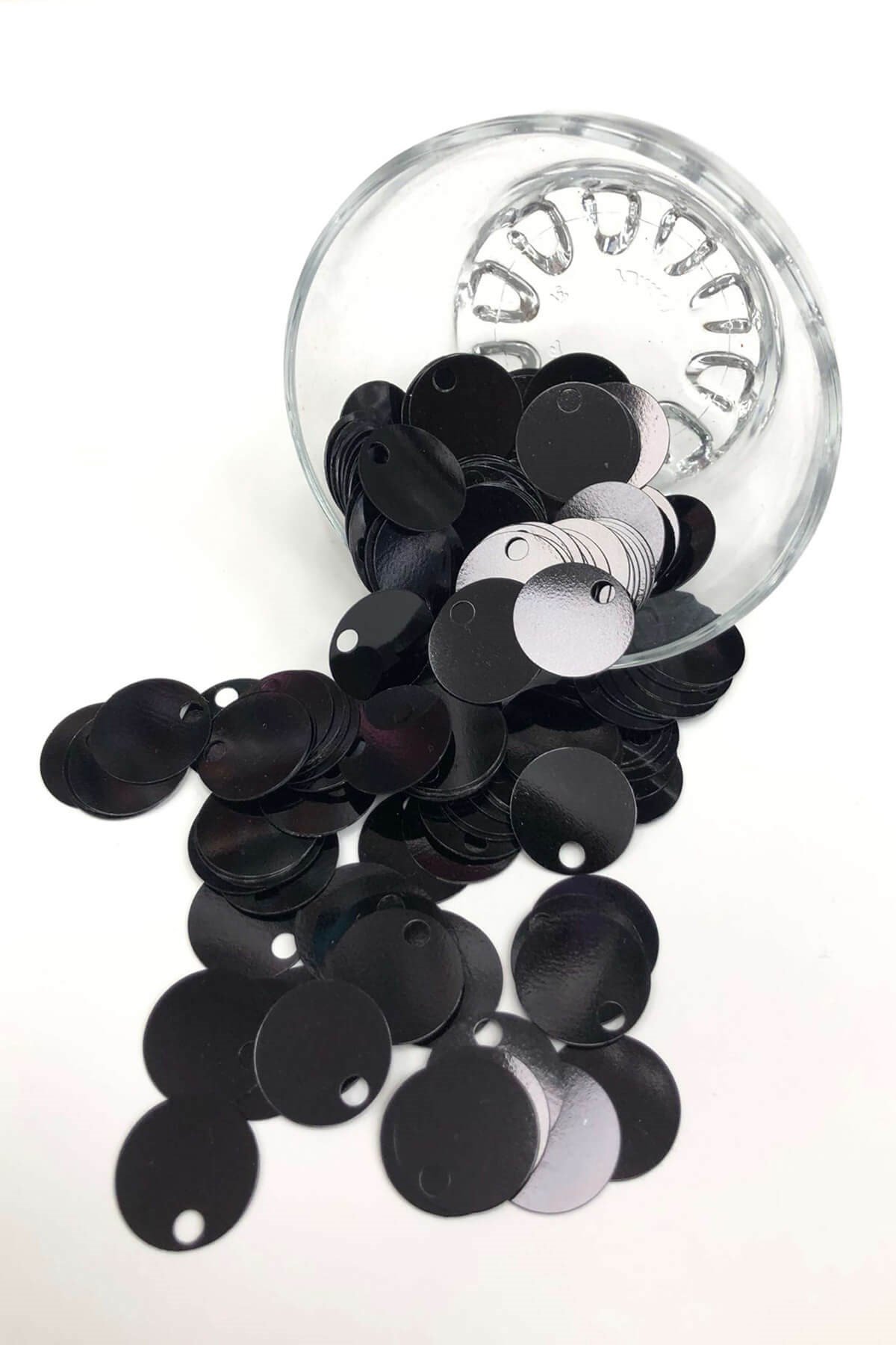 Siyah Patik ve Çanta Pulu 20 mm