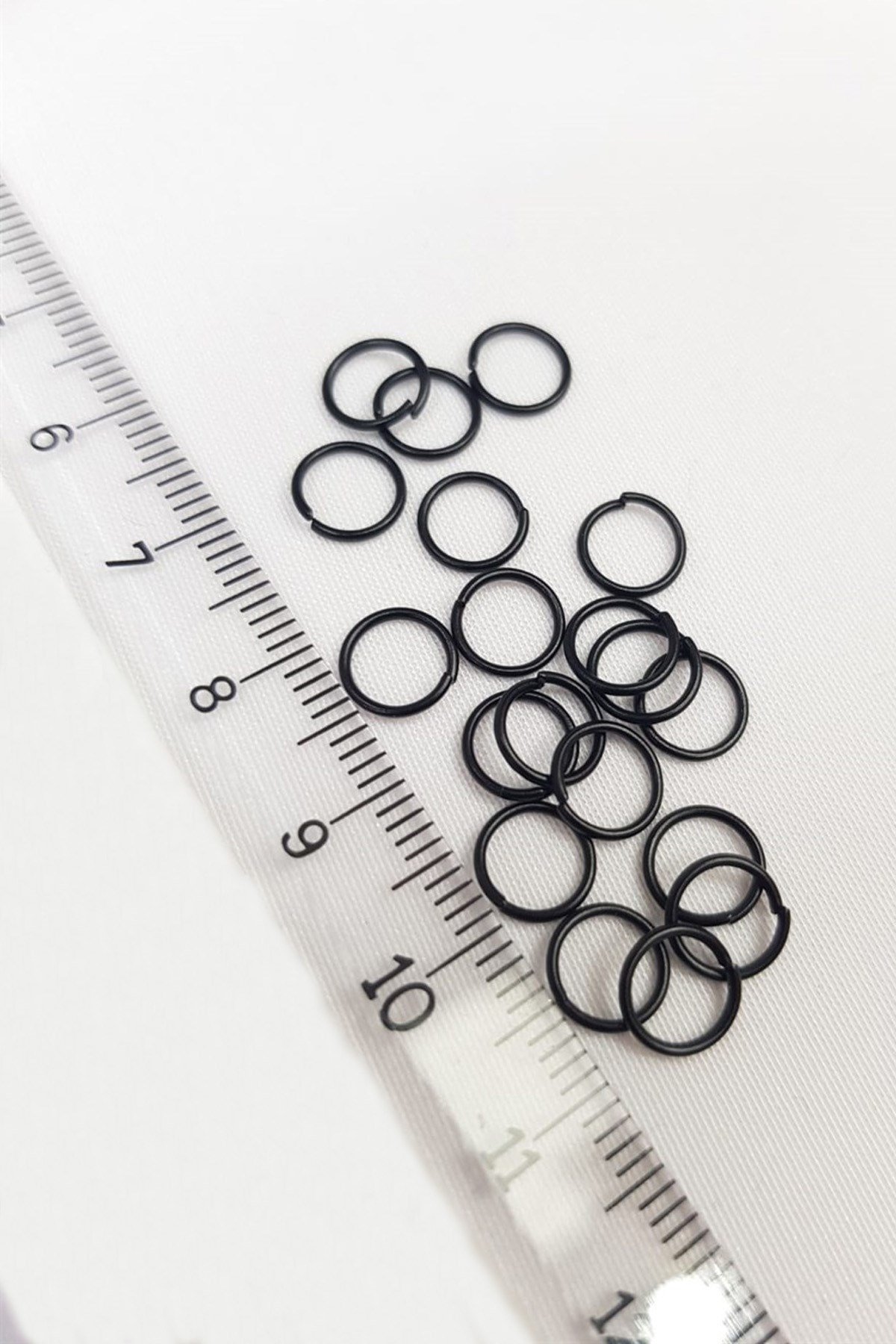 Siyah Tesbih ve Takı Halkası