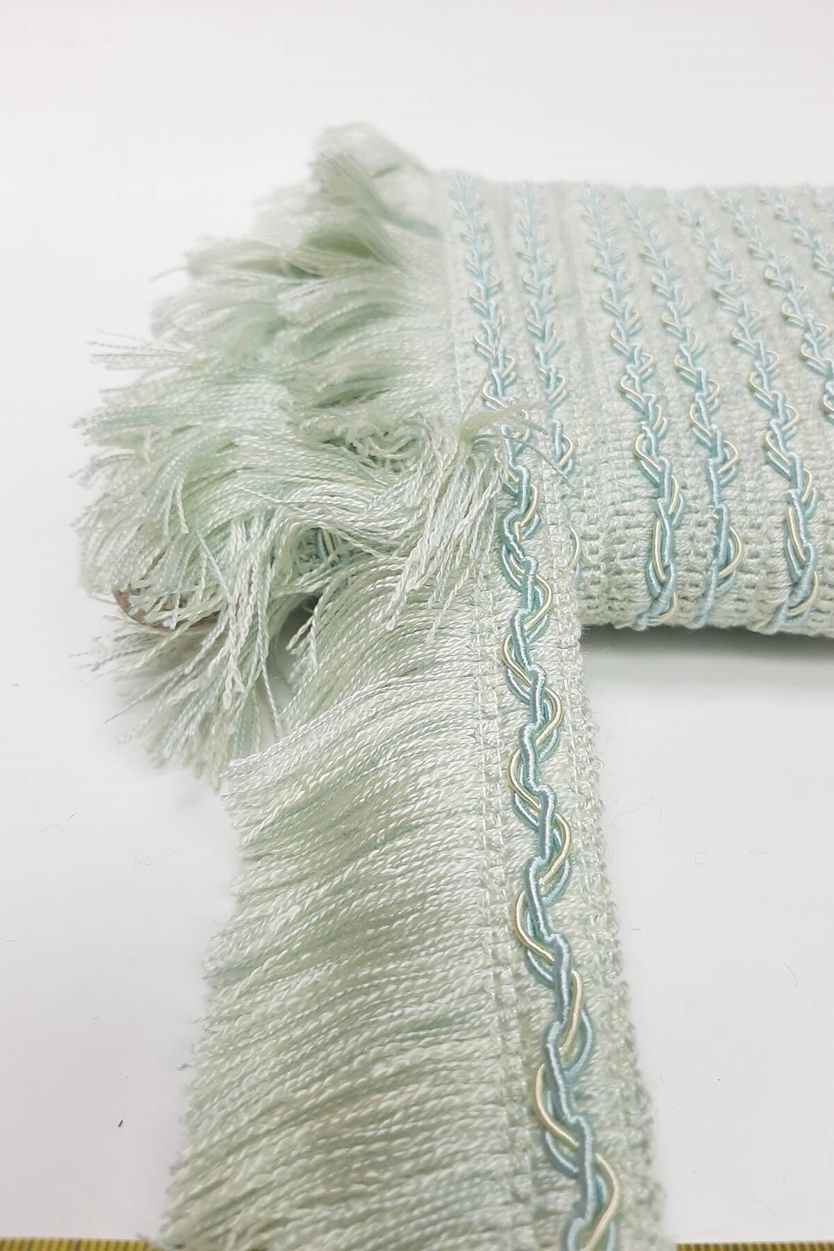 Şu Yeşili İp Püskül Saçak Şerit 5 cm