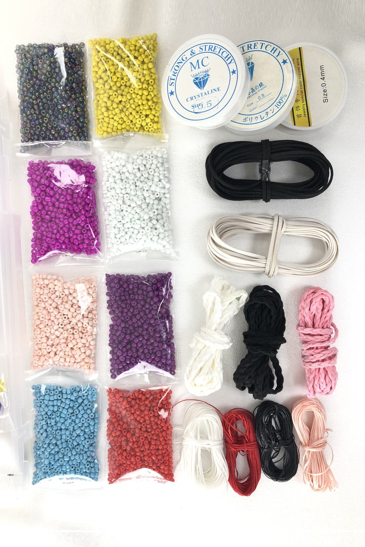 Takı Yapım Malzemesi Kum Boncuklu Set