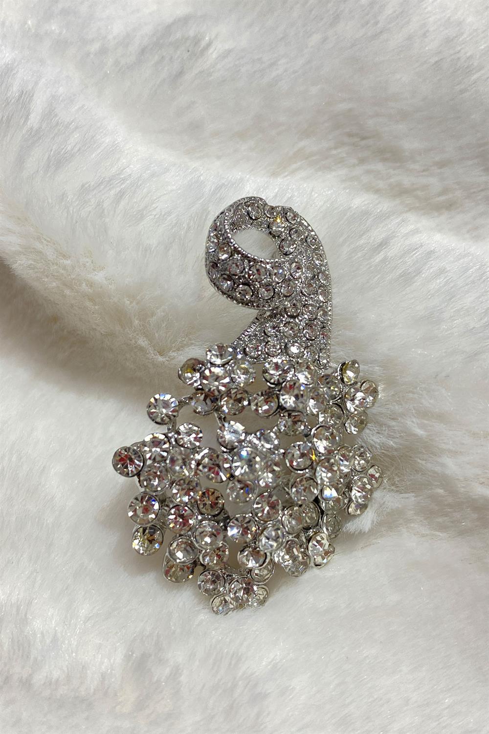 Tavuz Kuşu Elbise Yaka Broşu