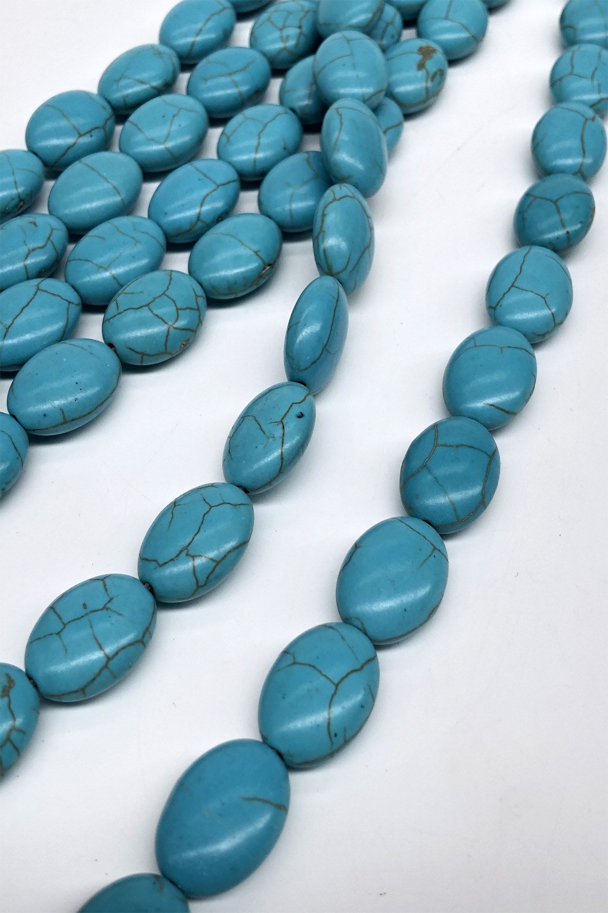 Turkuaz Badem Taş Boncuk