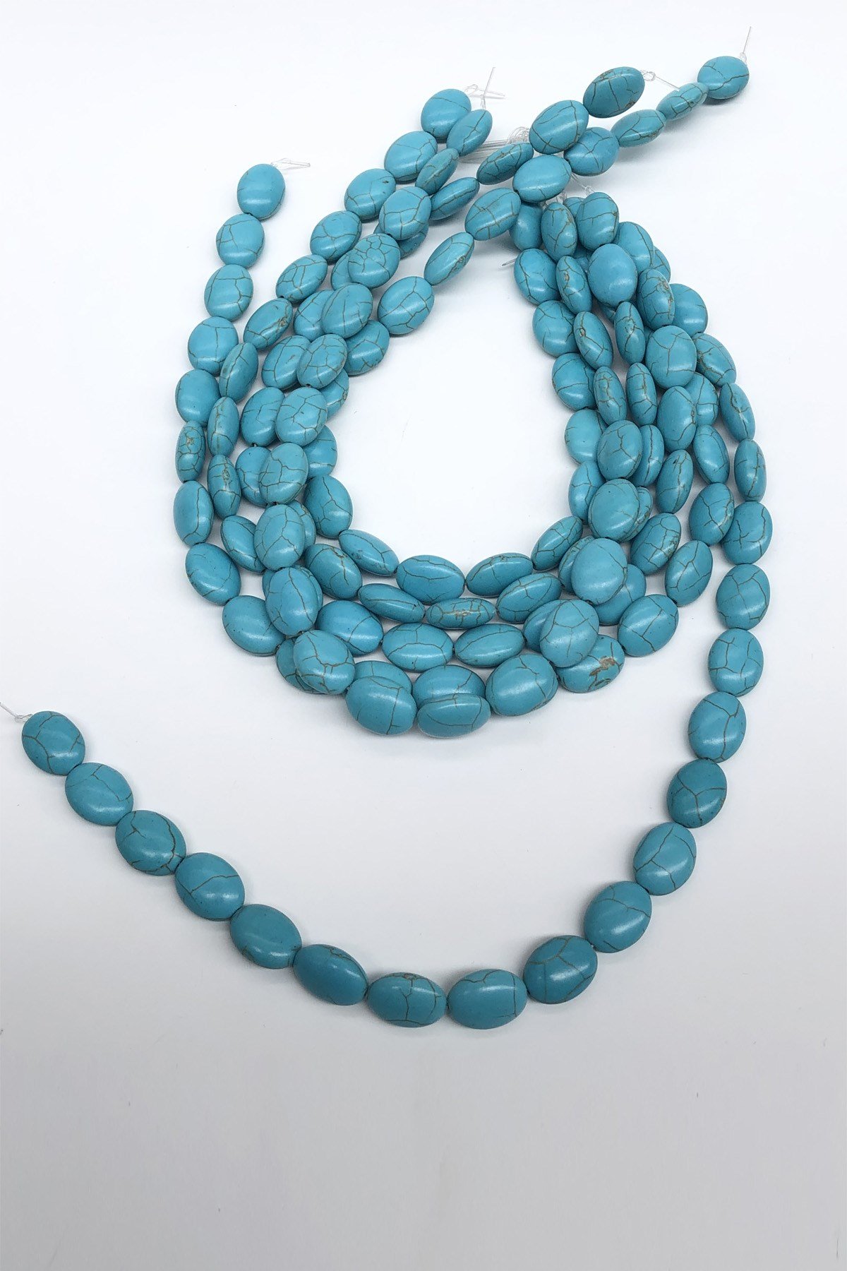 Turkuaz Badem Taş Boncuk