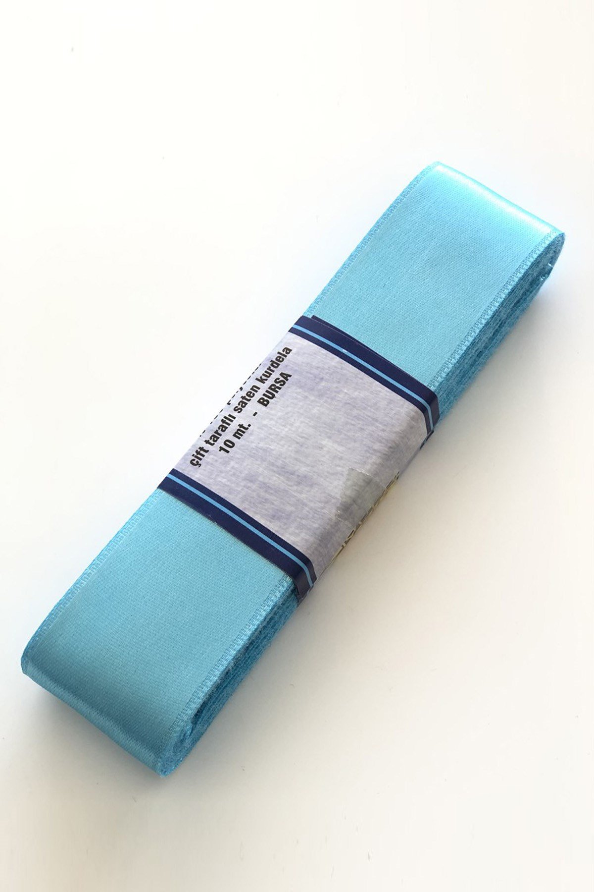 Turkuaz Renk Saten Kurdele 4 cm