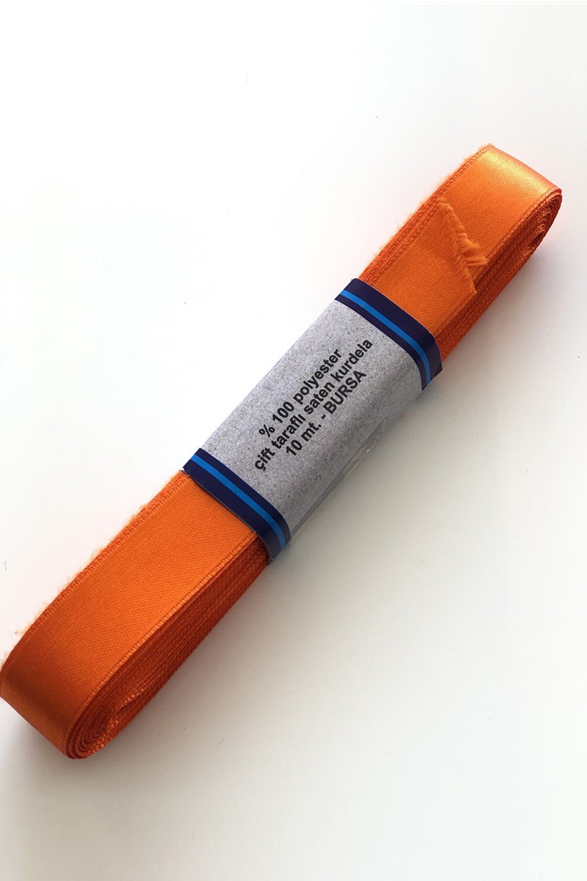 Turuncu Renk Saten Kurdele 2 cm