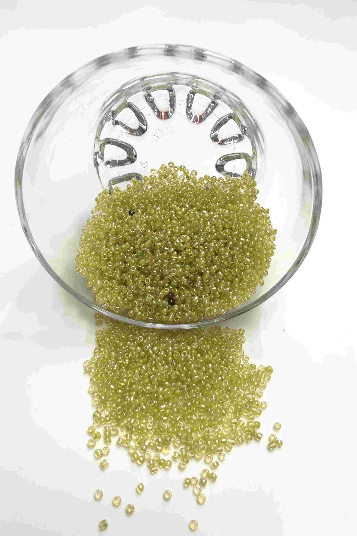 Yağ Yeşil Kum Boncuk 2 mm 50 gr