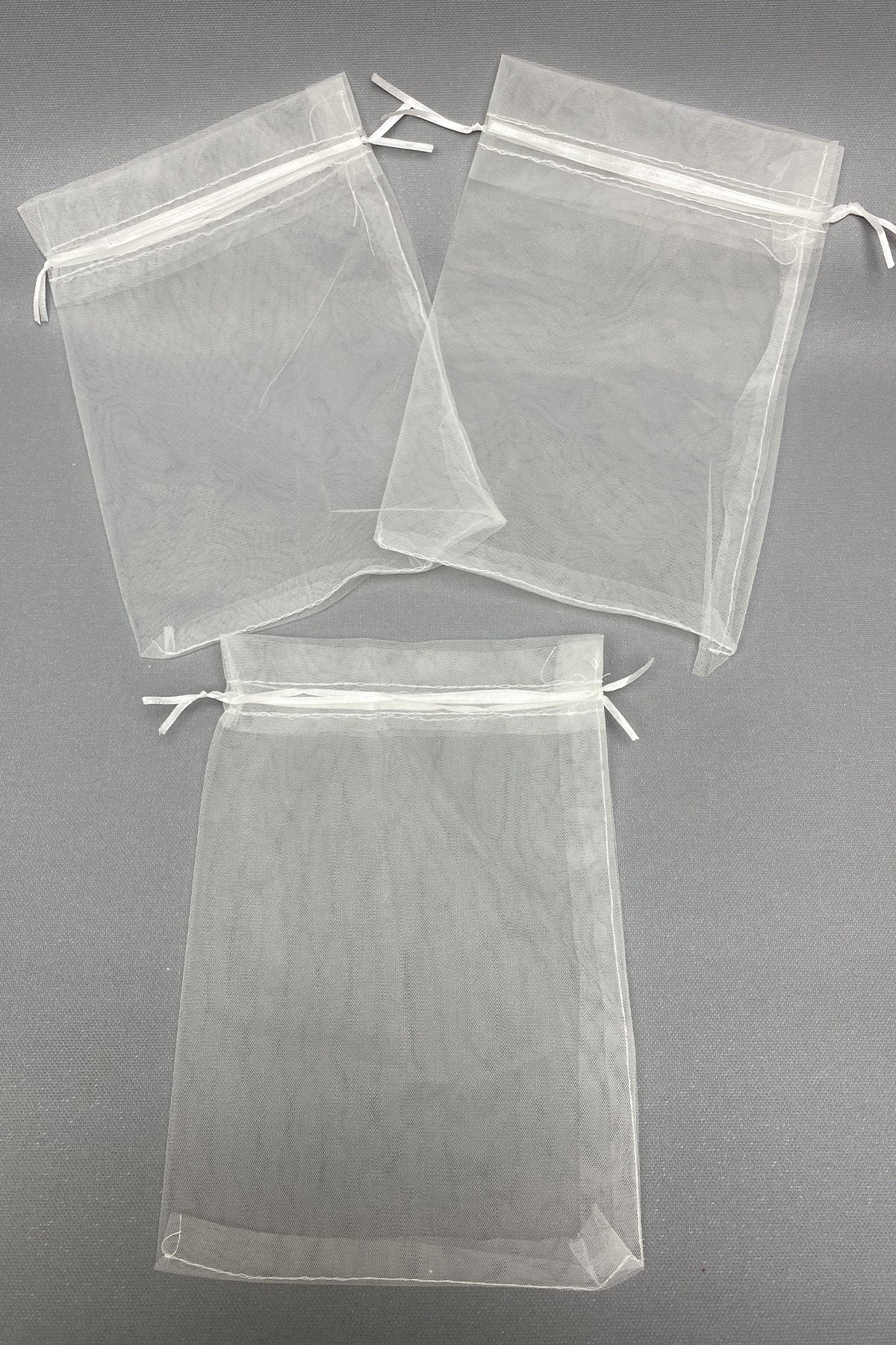 Yasin Boy Şeffaf Tül Kese 10 Adet (18*27 cm)