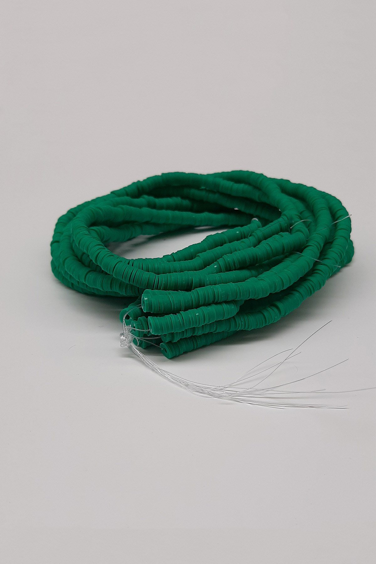 Yeşil Fimo Hamur Boncuk 6Mm