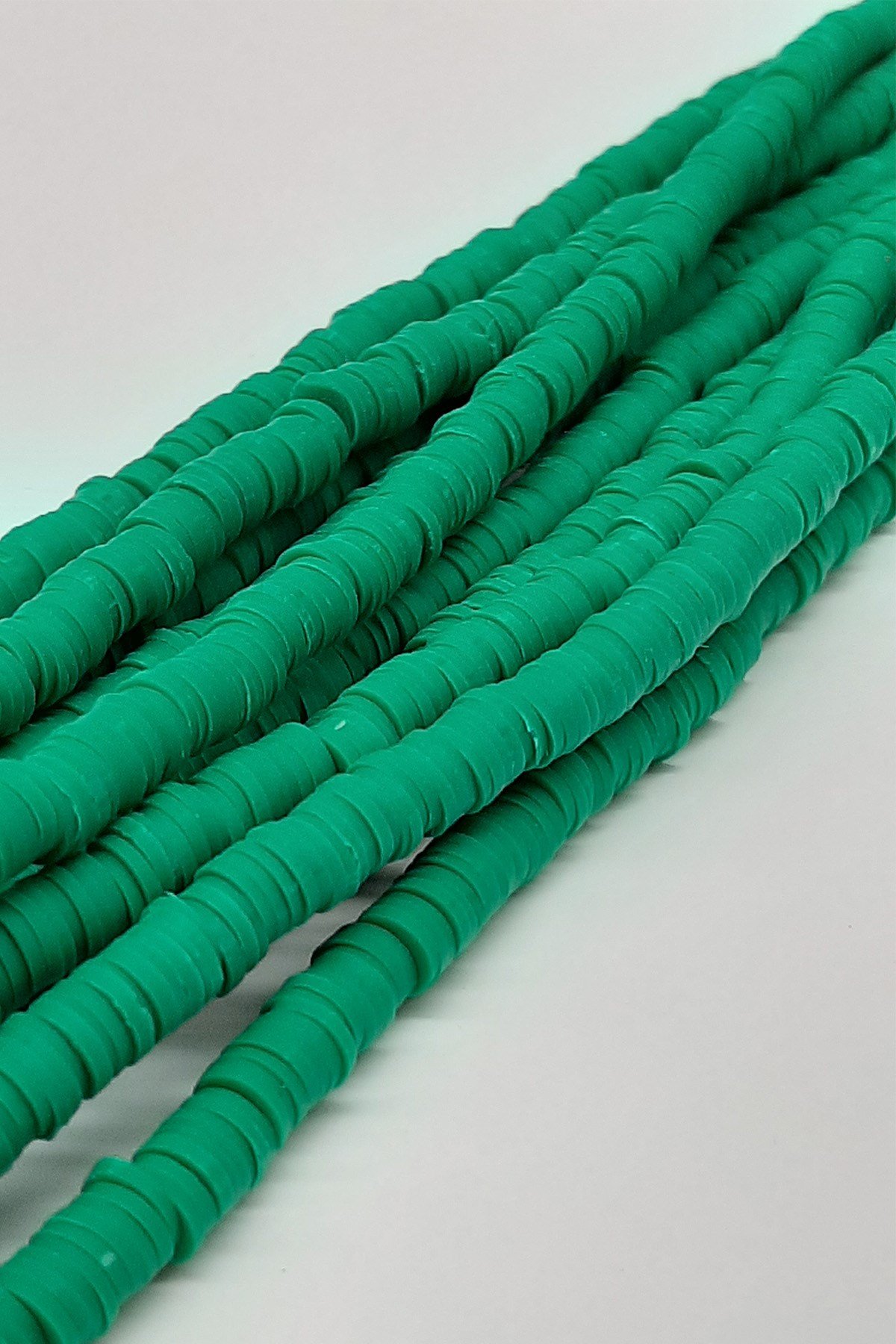 Yeşil Fimo Hamur Boncuk 6Mm