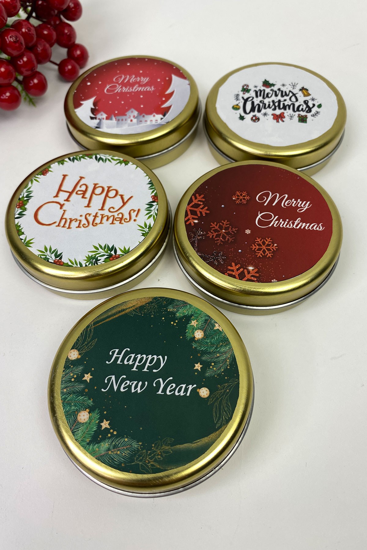 Yılbaşı Özel Gold 5'li Set