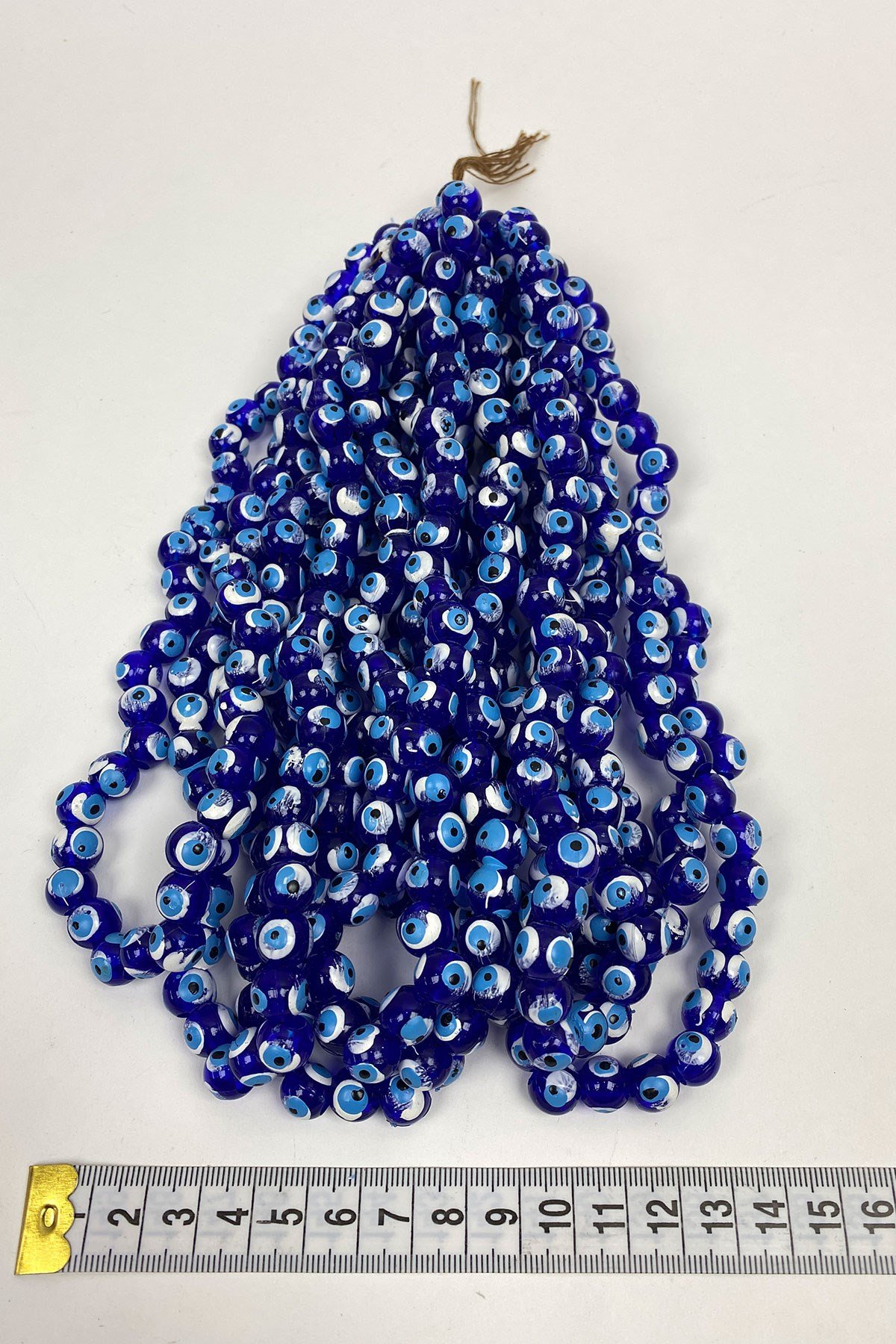 Yuvarlak Nazar Boncuğu 1 Dizi 8 mm