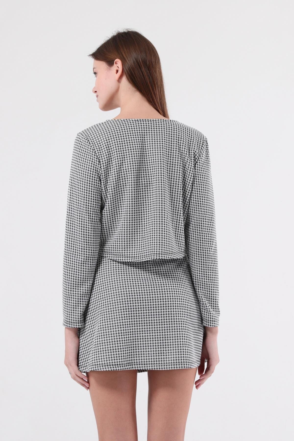 SEZER AKTAŞ KAZAYAĞI KLOŞ CEKET ETEK TAKIMI