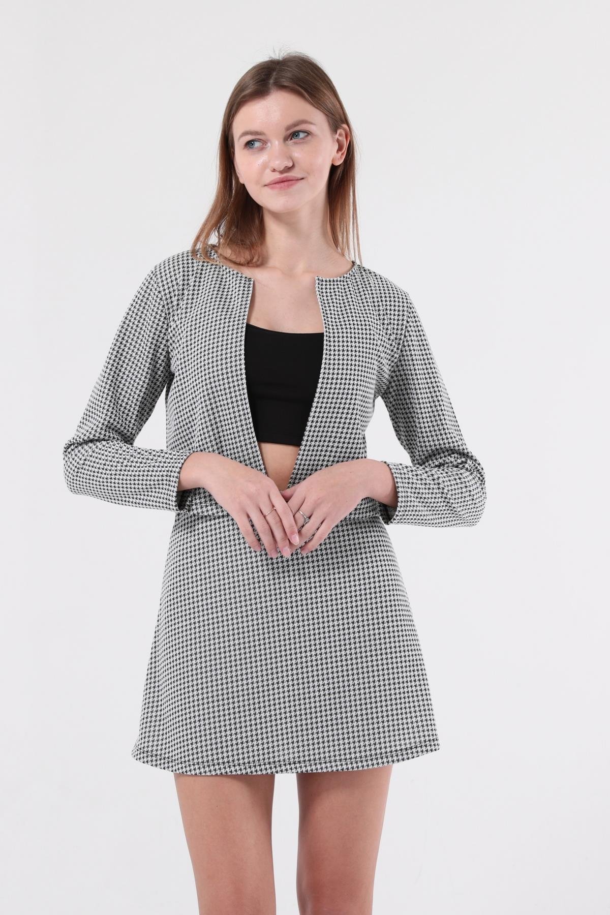 SEZER AKTAŞ KAZAYAĞI KLOŞ CEKET ETEK TAKIMI