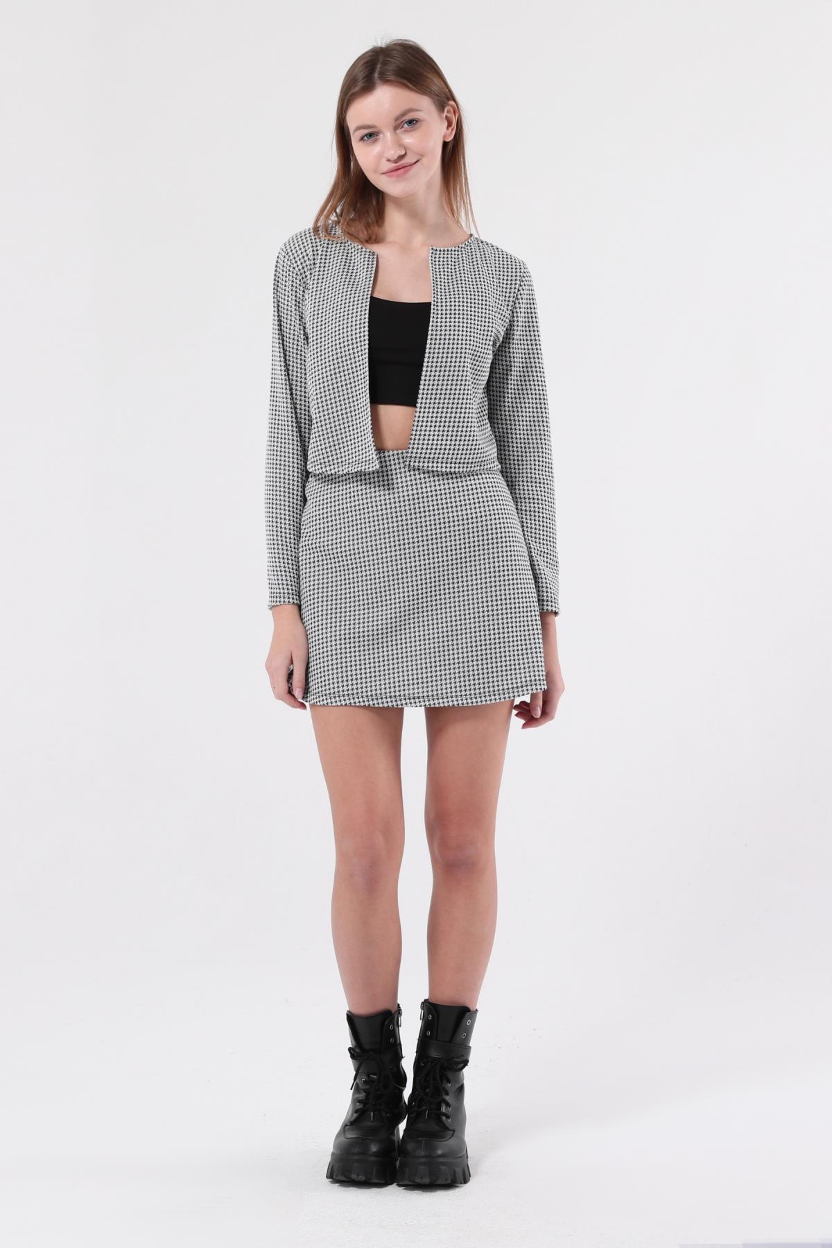 SEZER AKTAŞ KAZAYAĞI KLOŞ CEKET ETEK TAKIMI