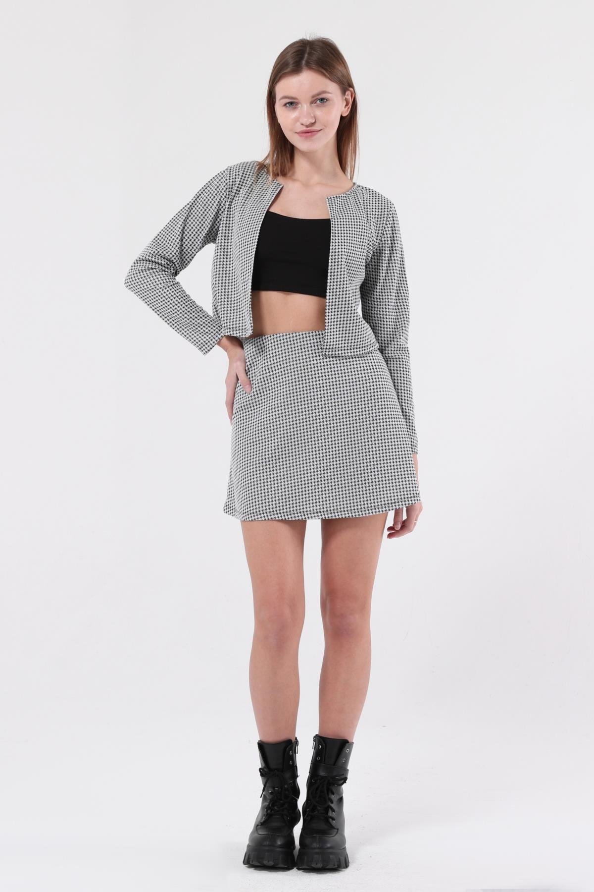 SEZER AKTAŞ KAZAYAĞI KLOŞ CEKET ETEK TAKIMI