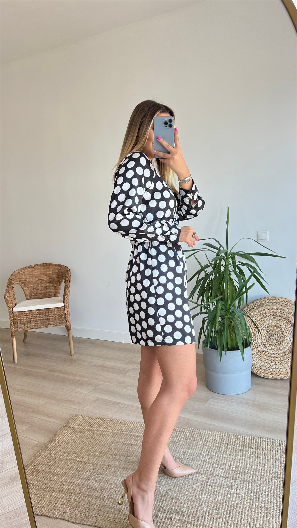 Marka Model Puantiyeli Elbise 