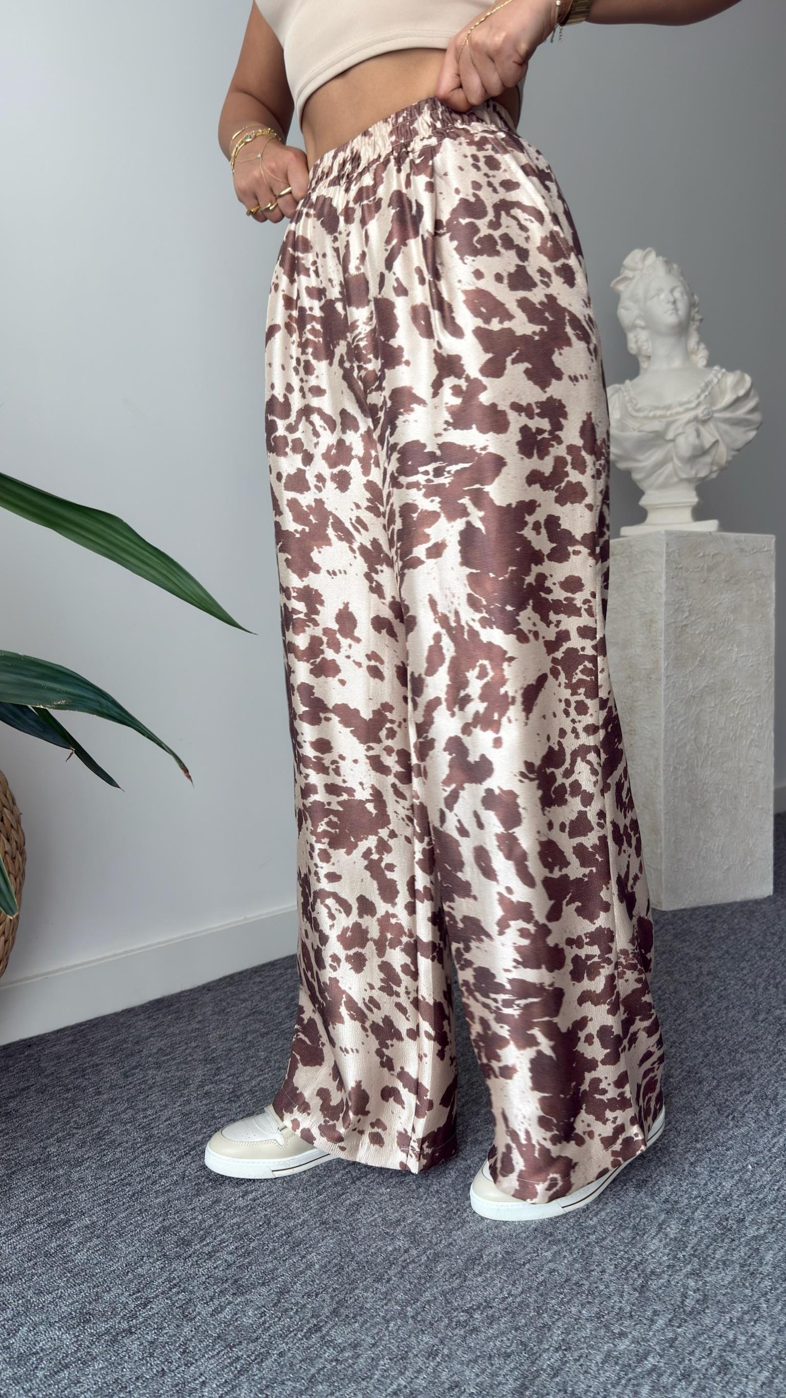 Wander Desenli Yelek Pantolon Takım