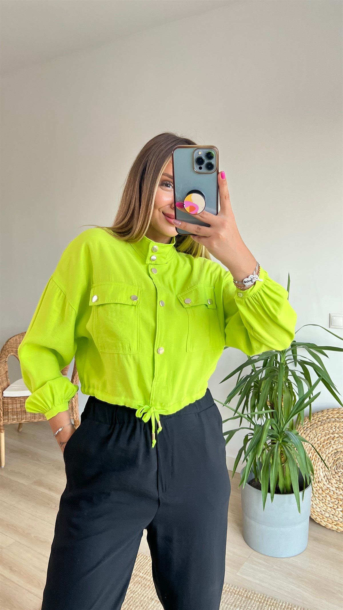 Marka Model Yeşil Bluz