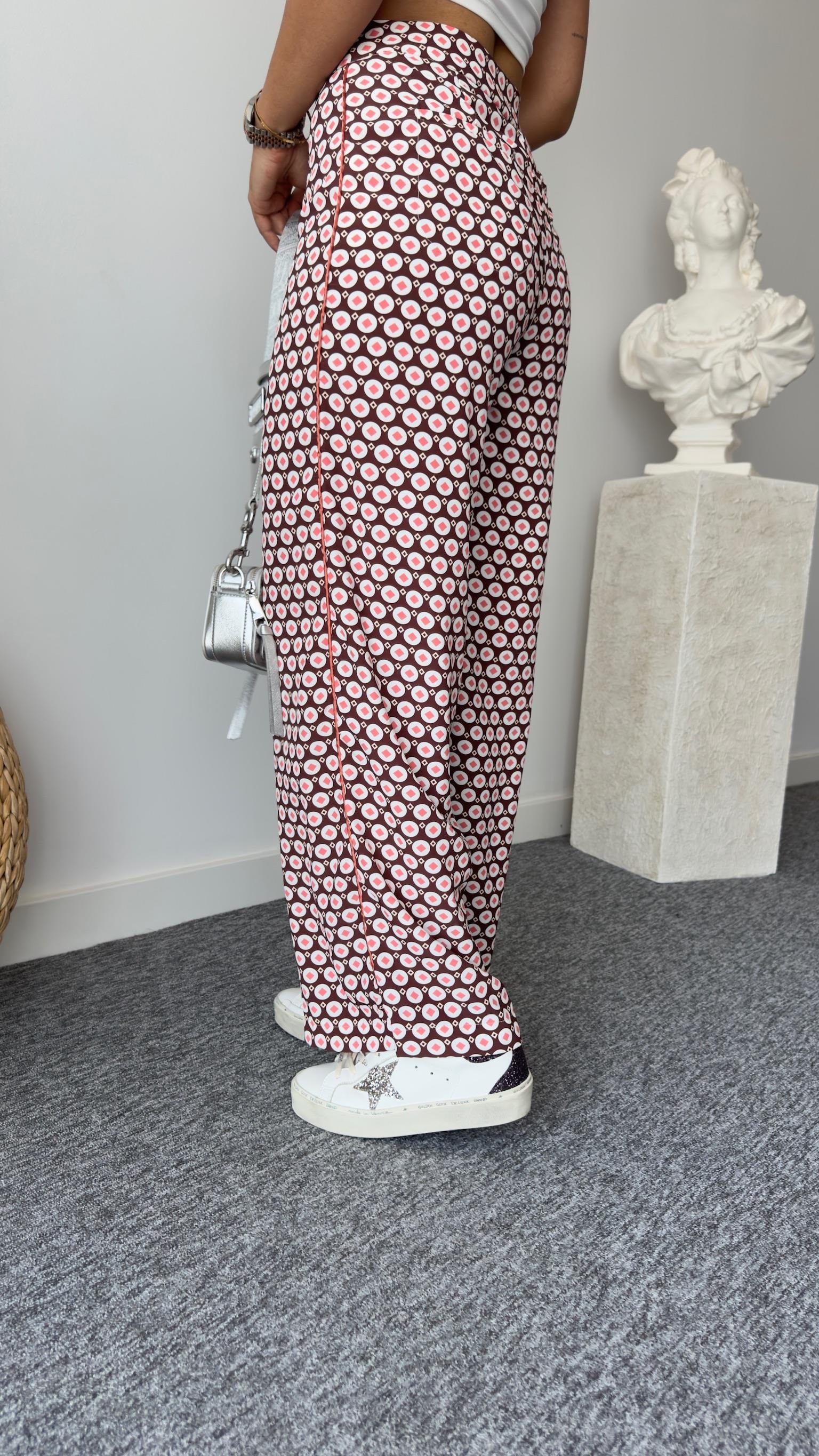 Benekli Yanı Bİyeli Zra Model Pantolon