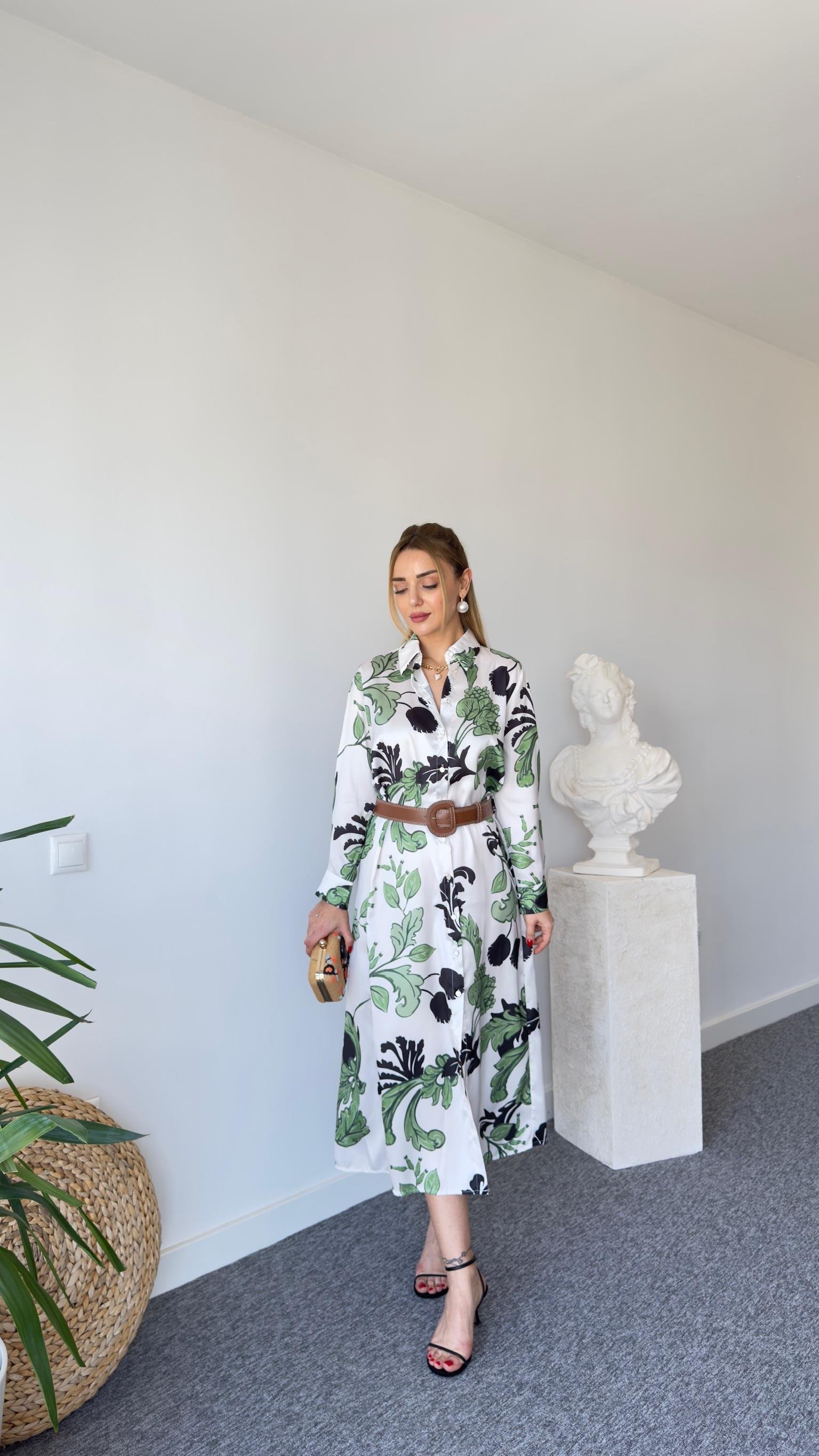 Siem Zra Model Kemerli Elbise