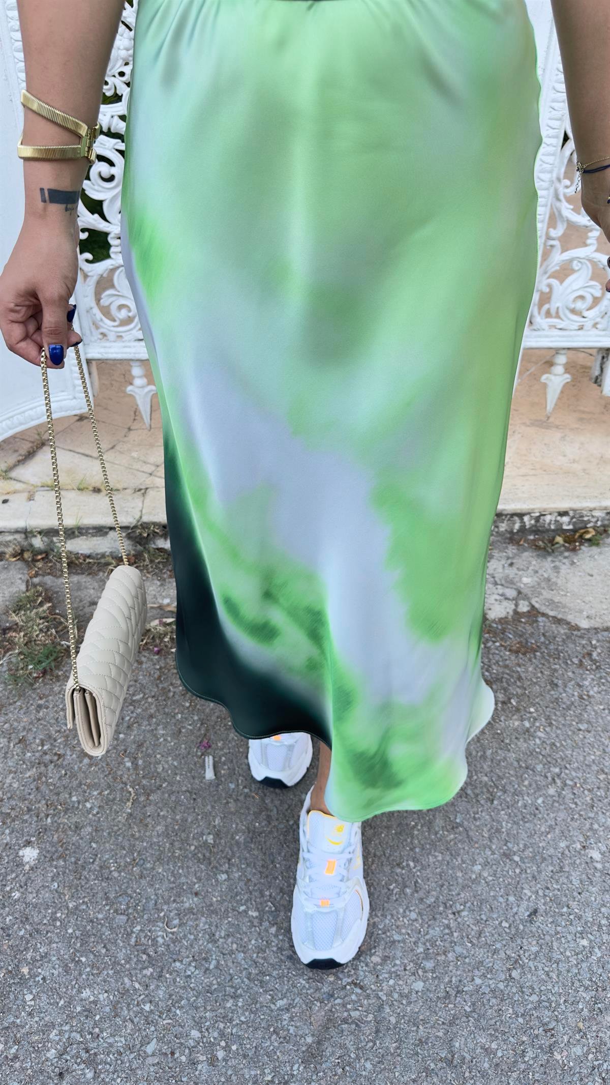 Orj Marka Renk Geçişli Etek