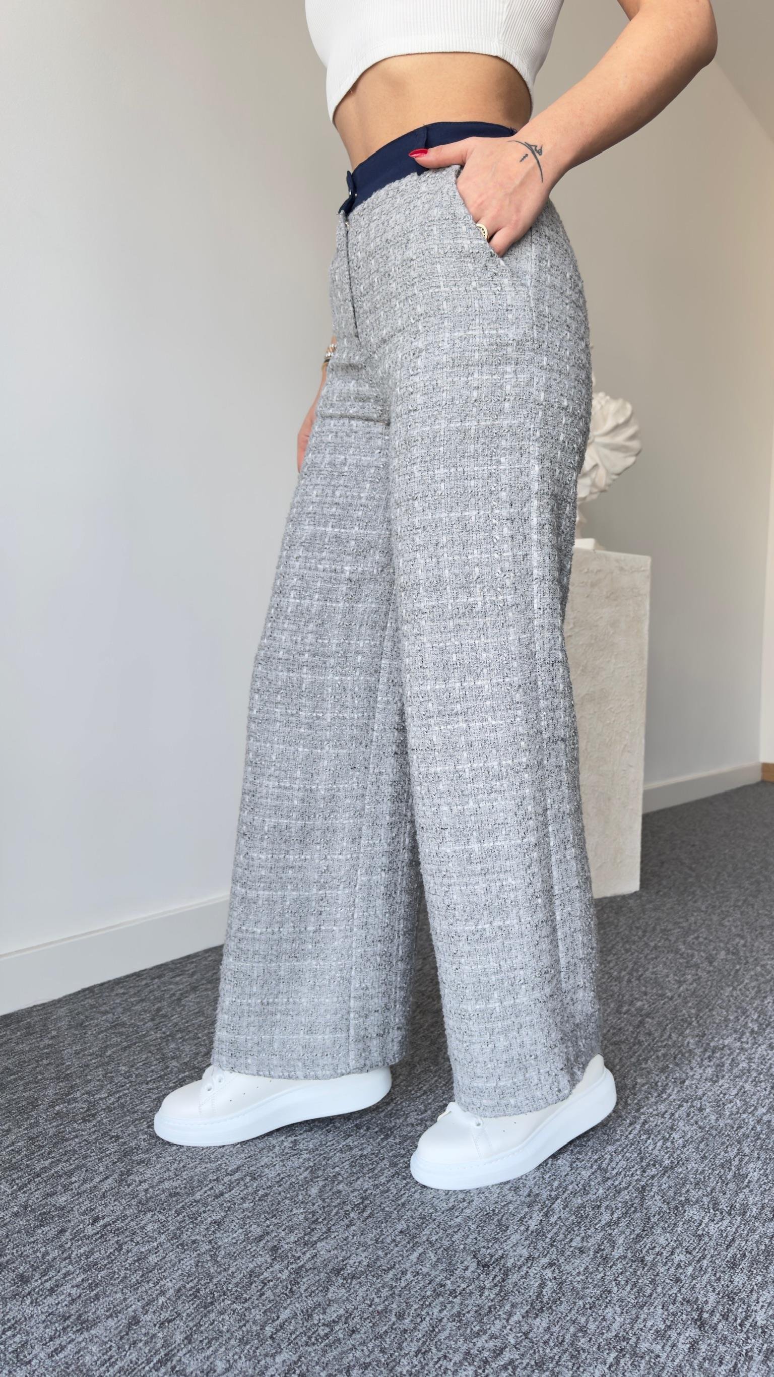 Rino Gri Ceketli Tüvit Takım