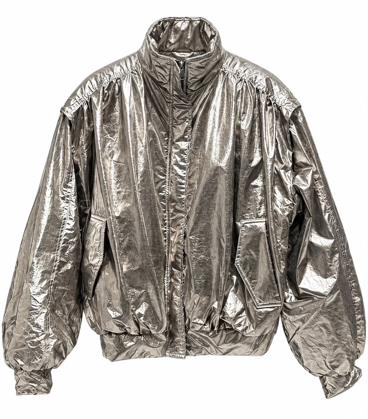Mensa Zra Model Parlak Bomber Ceket